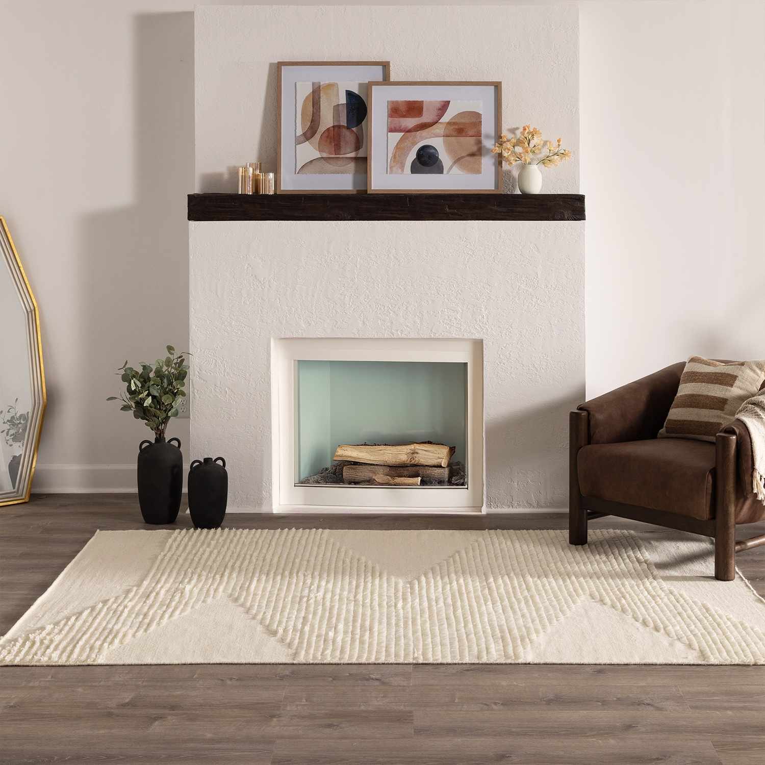 Woodew Modern Wool Rug - Clearance - Image 6