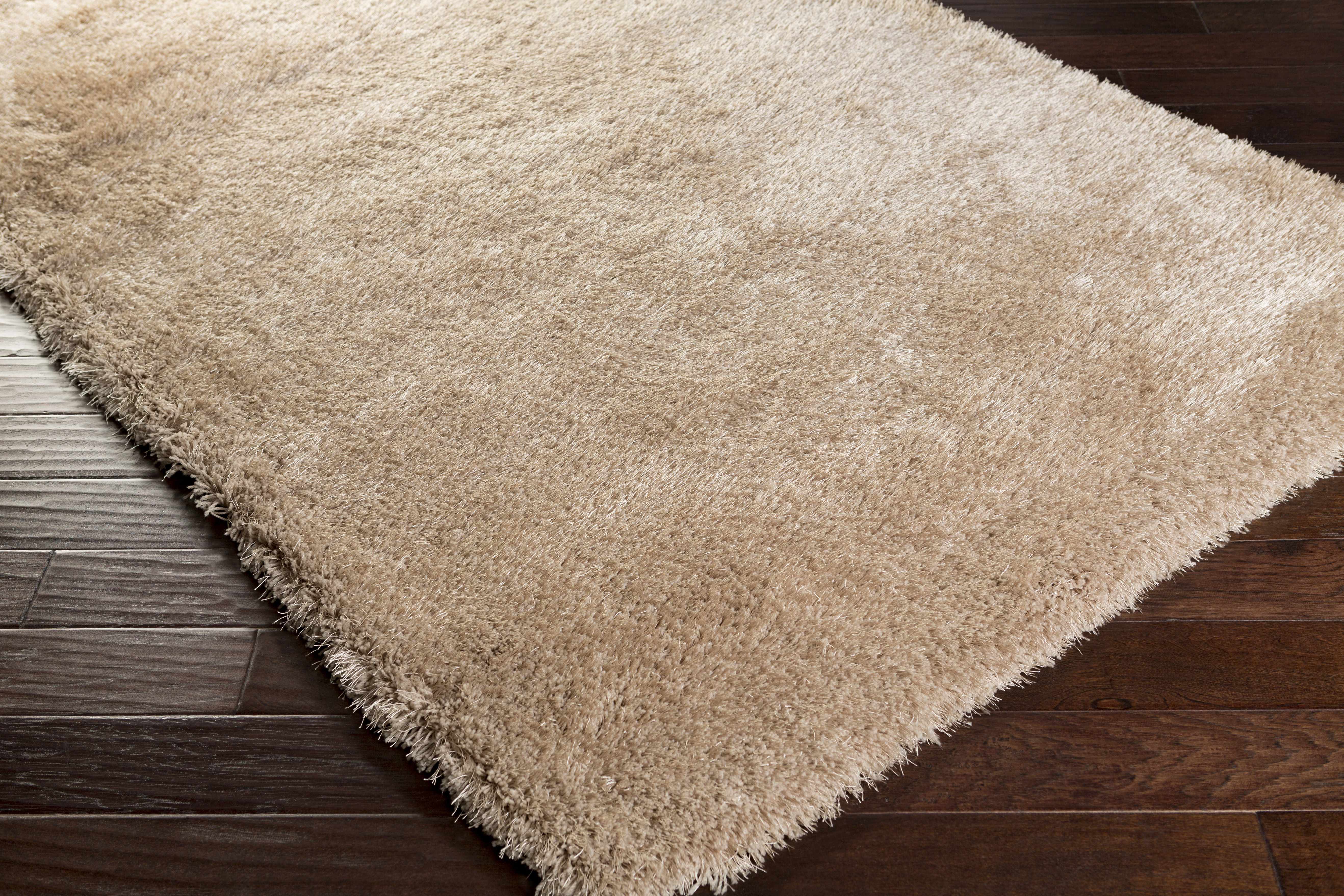 Woodridge Solid Brown Shag Area Rug - Clearance - Image 2