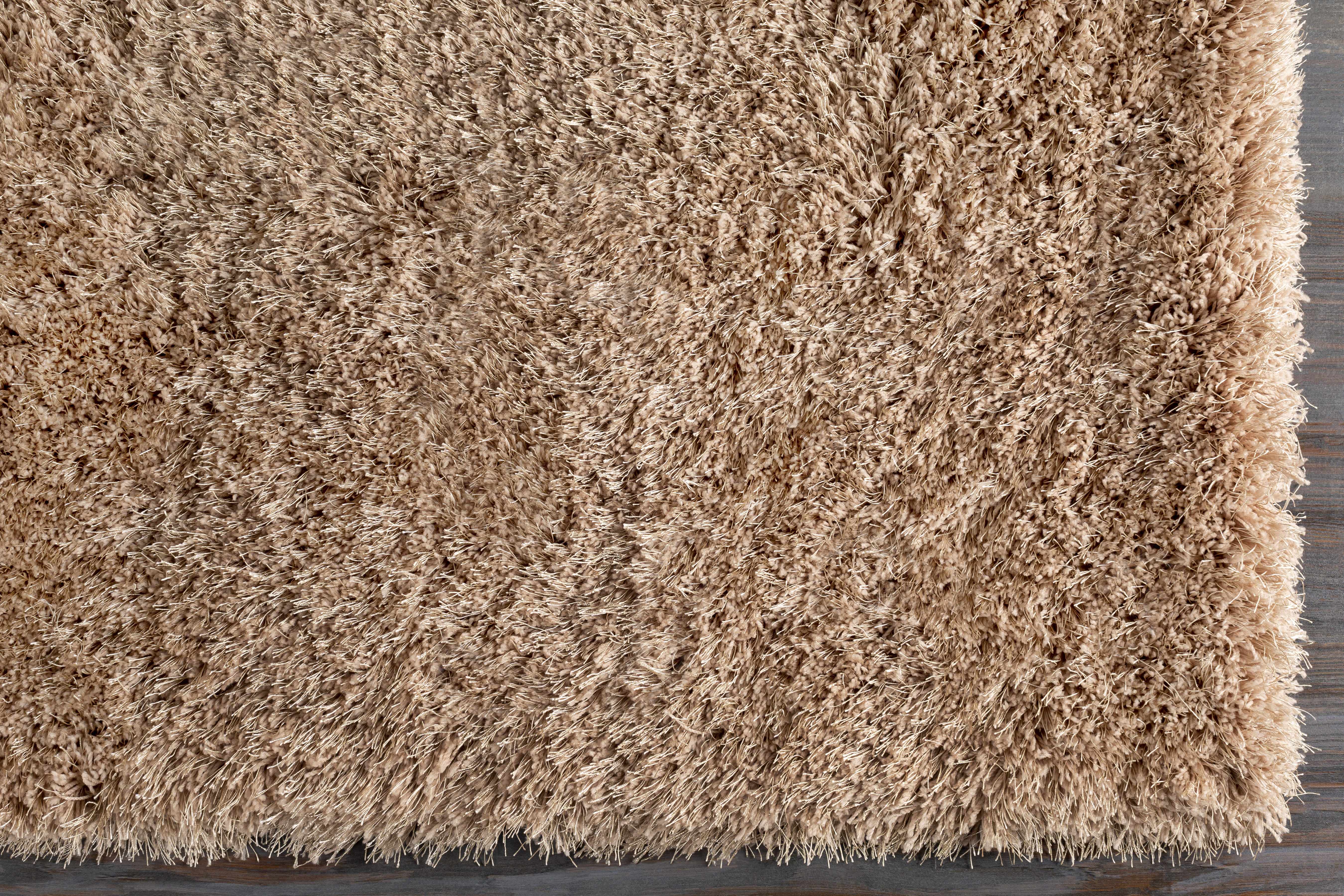 Woodridge Solid Brown Shag Area Rug - Clearance - Image 6
