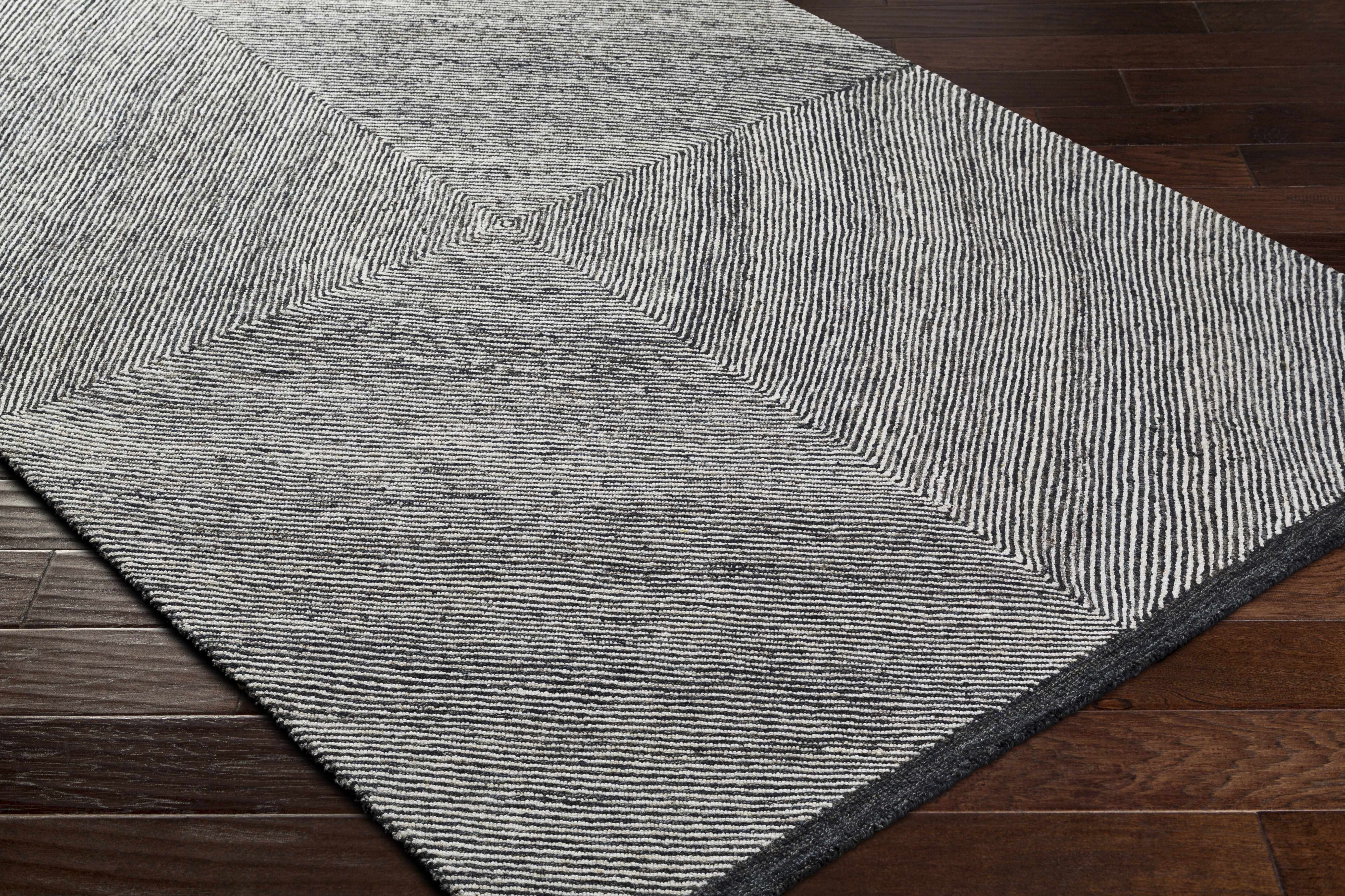 Wool Texture Area Rug - Clearance - Image 5