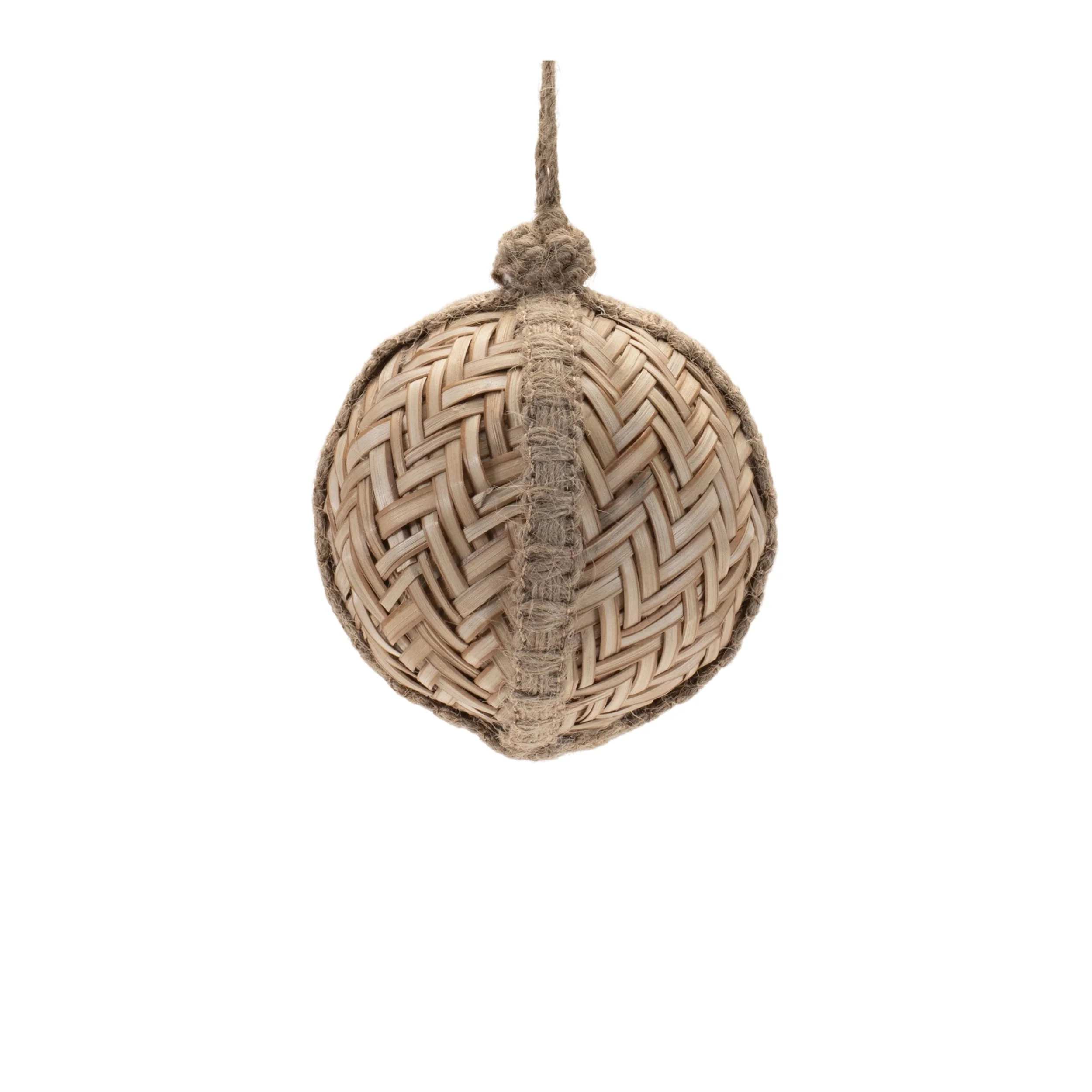 Woven Bamboo Ornament (Set of 6) - Image 3