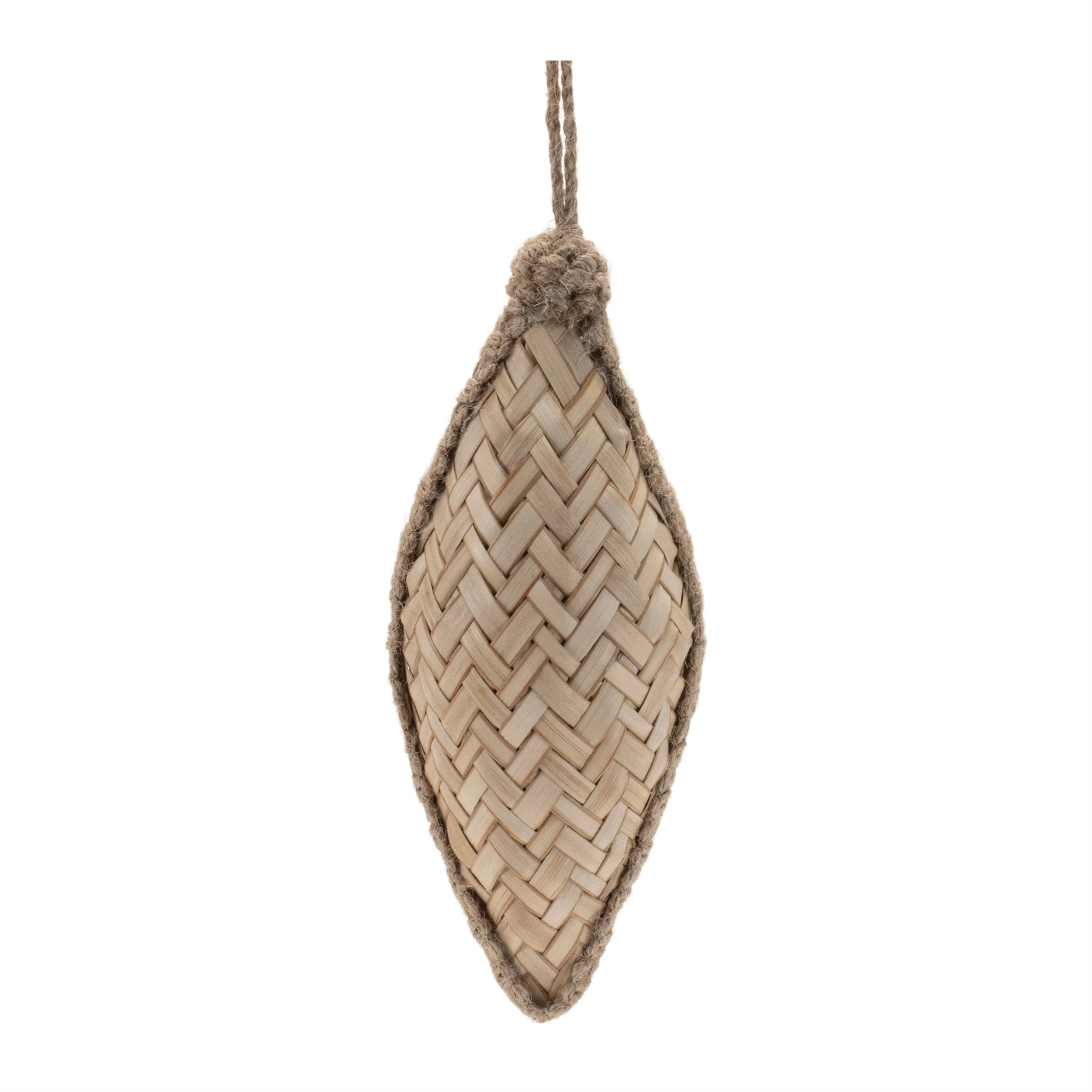 Woven Bamboo Ornament (Set of 6) - Image 4