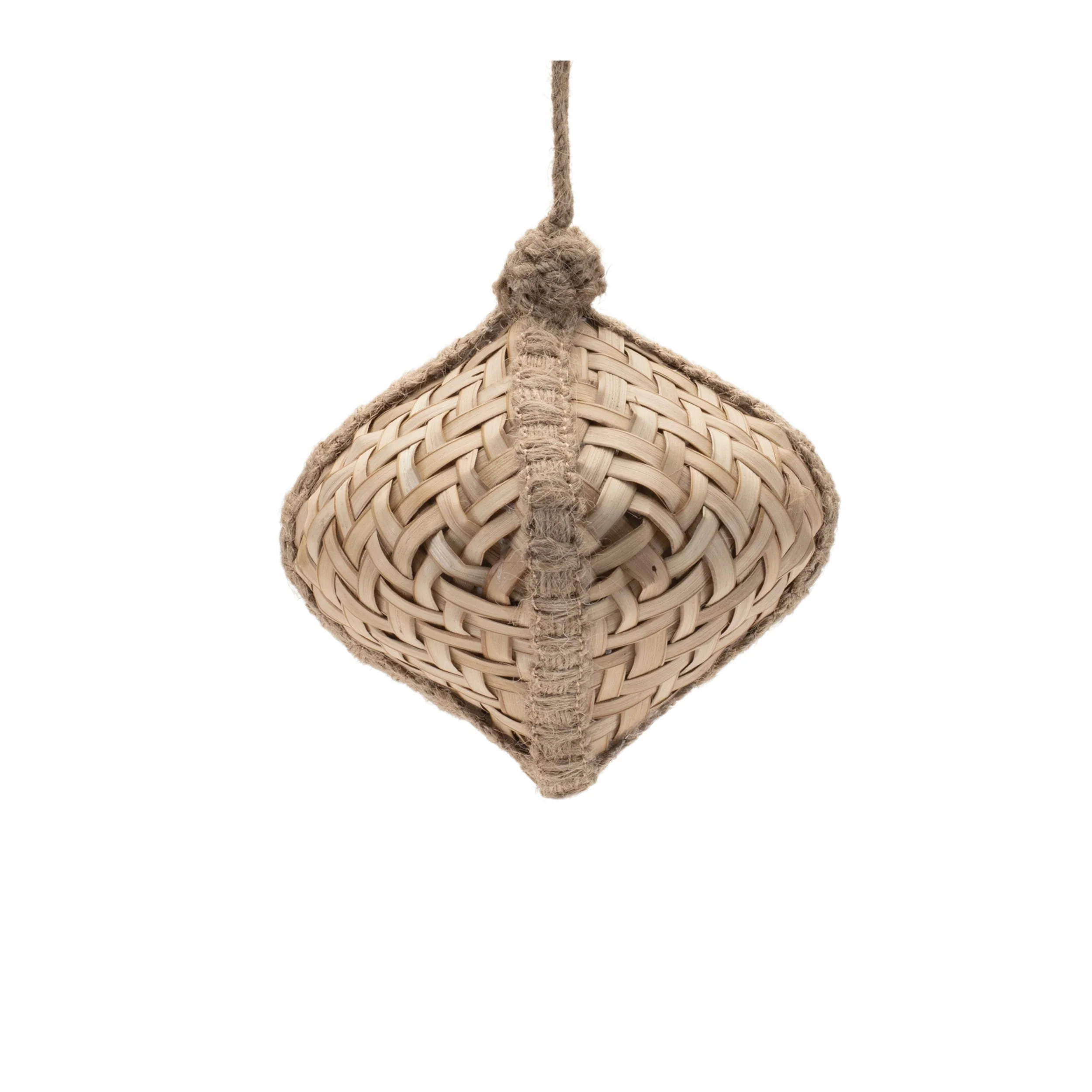 Woven Bamboo Ornament (Set of 6) - Image 5