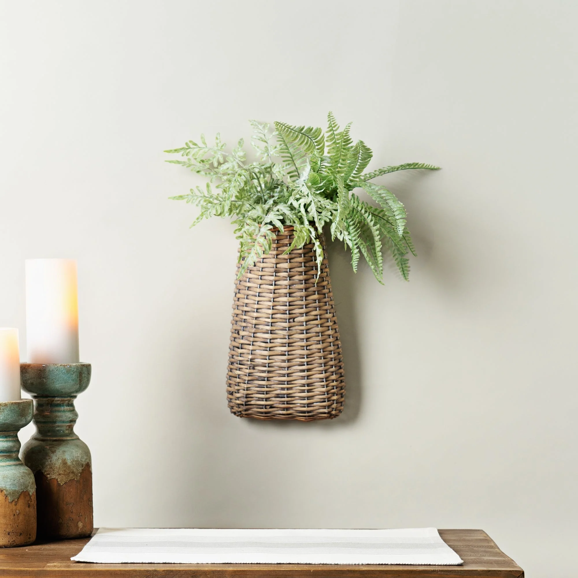 Woven Willow Wall Basket (Set of 6) - Image 3