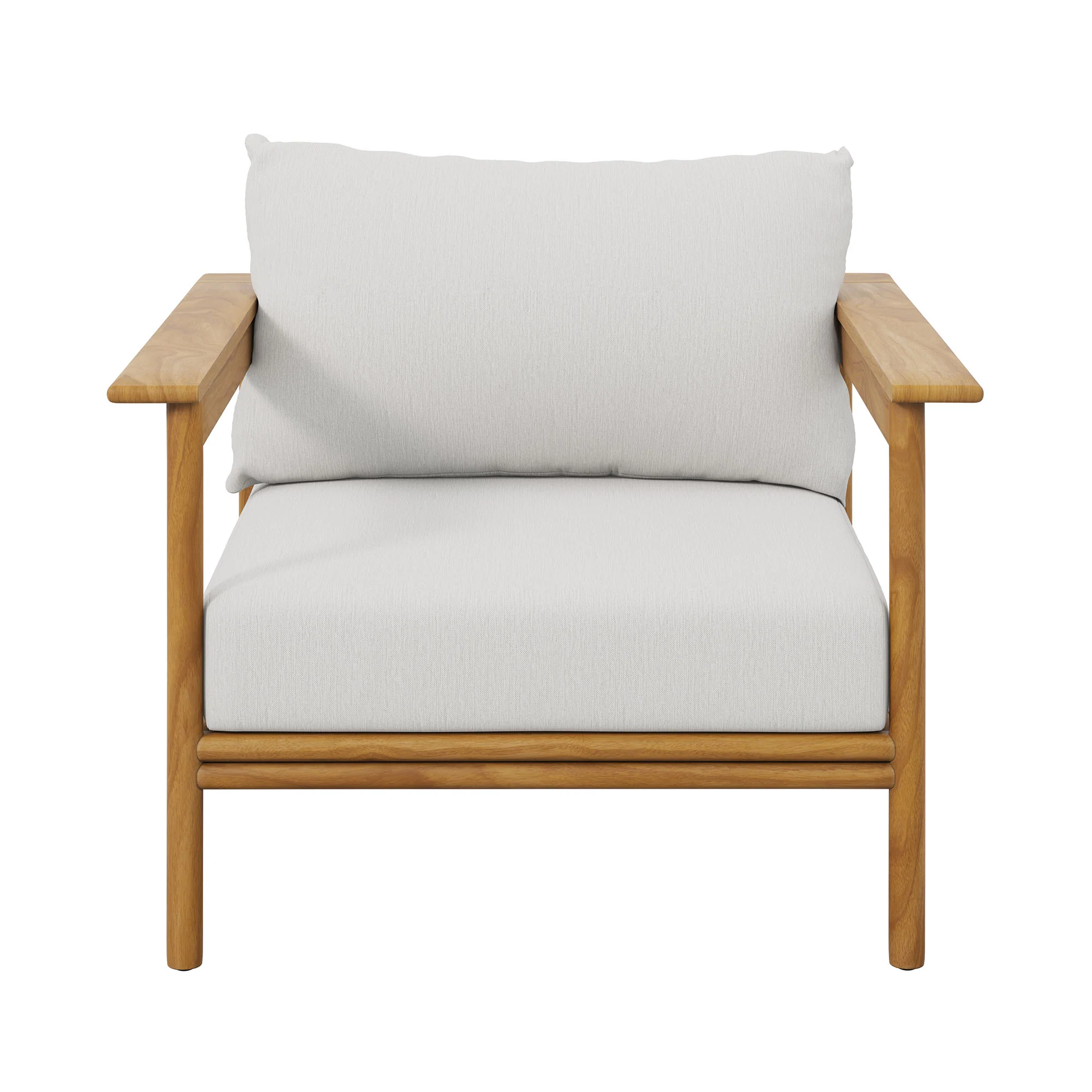 Wren Outdoor Patio Teak Wood Armchair by Modway - Image 10