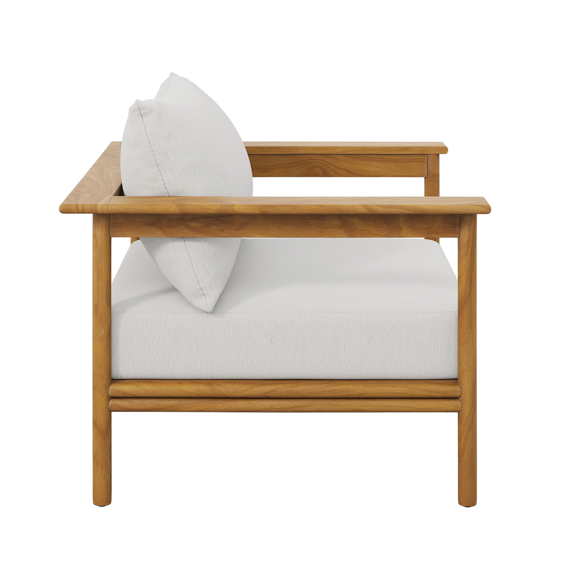 Wren Outdoor Patio Teak Wood Armchair by Modway - Image 14