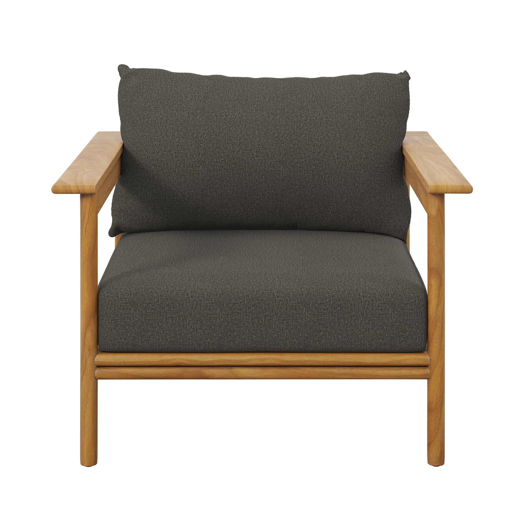 Wren Outdoor Patio Teak Wood Armchair by Modway - Image 6