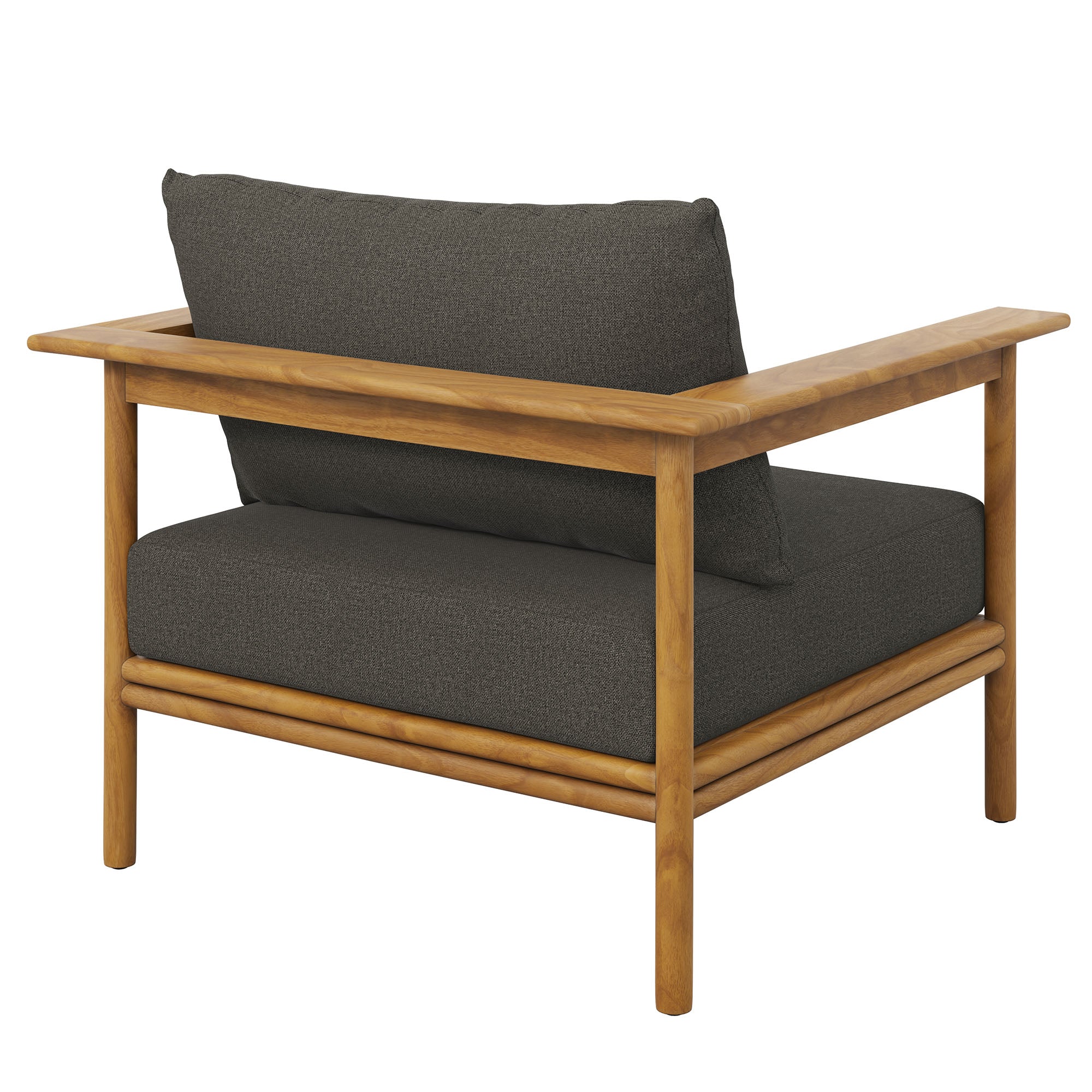 Wren Outdoor Patio Teak Wood Armchair Set of 2 by Modway - Image 10