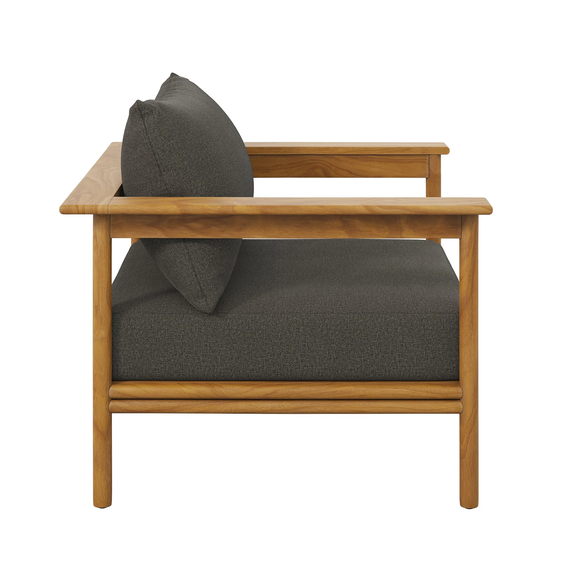 Wren Outdoor Patio Teak Wood Armchair Set of 2 by Modway - Image 12