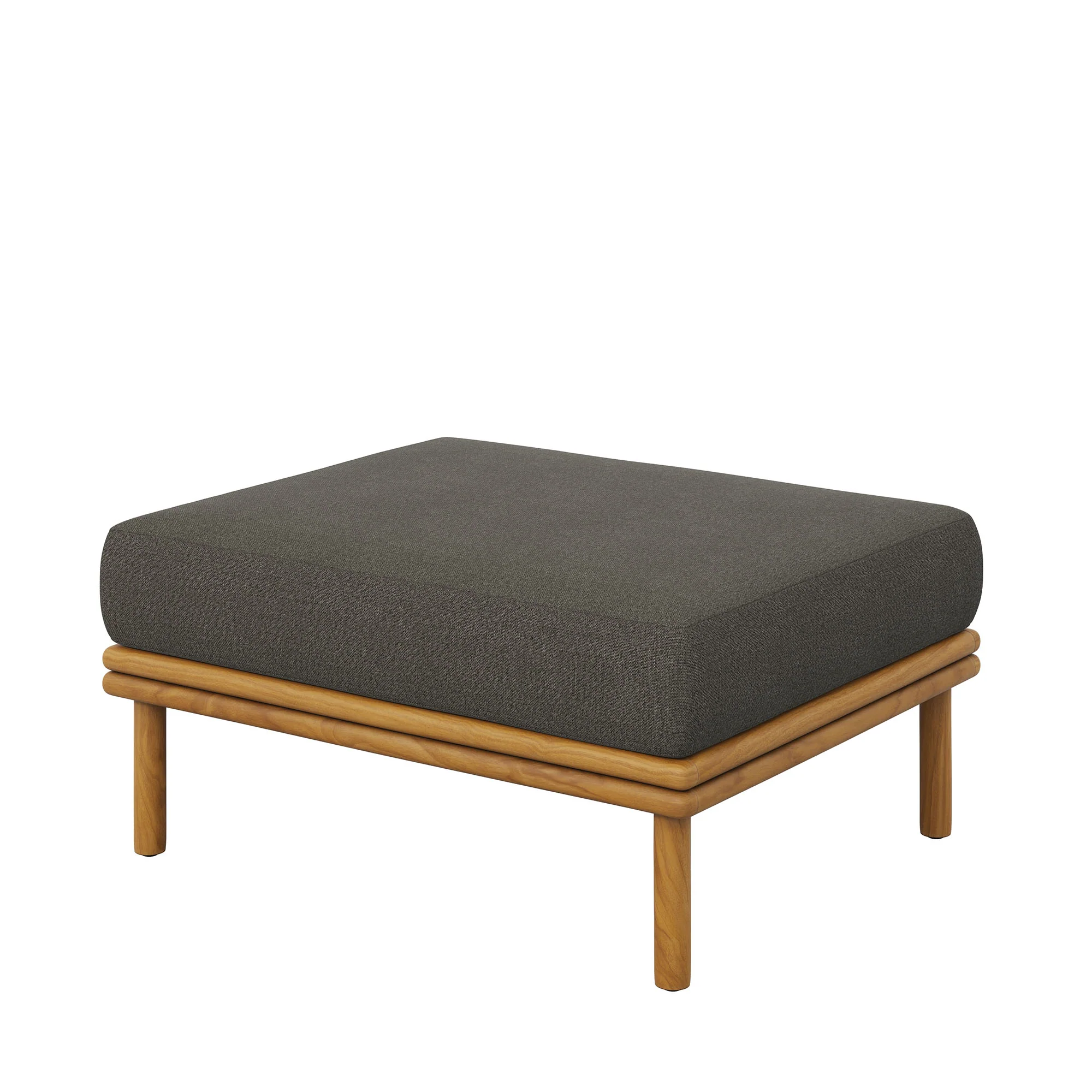 Wren Outdoor Patio Teak Wood Ottoman by Modway - Image 13