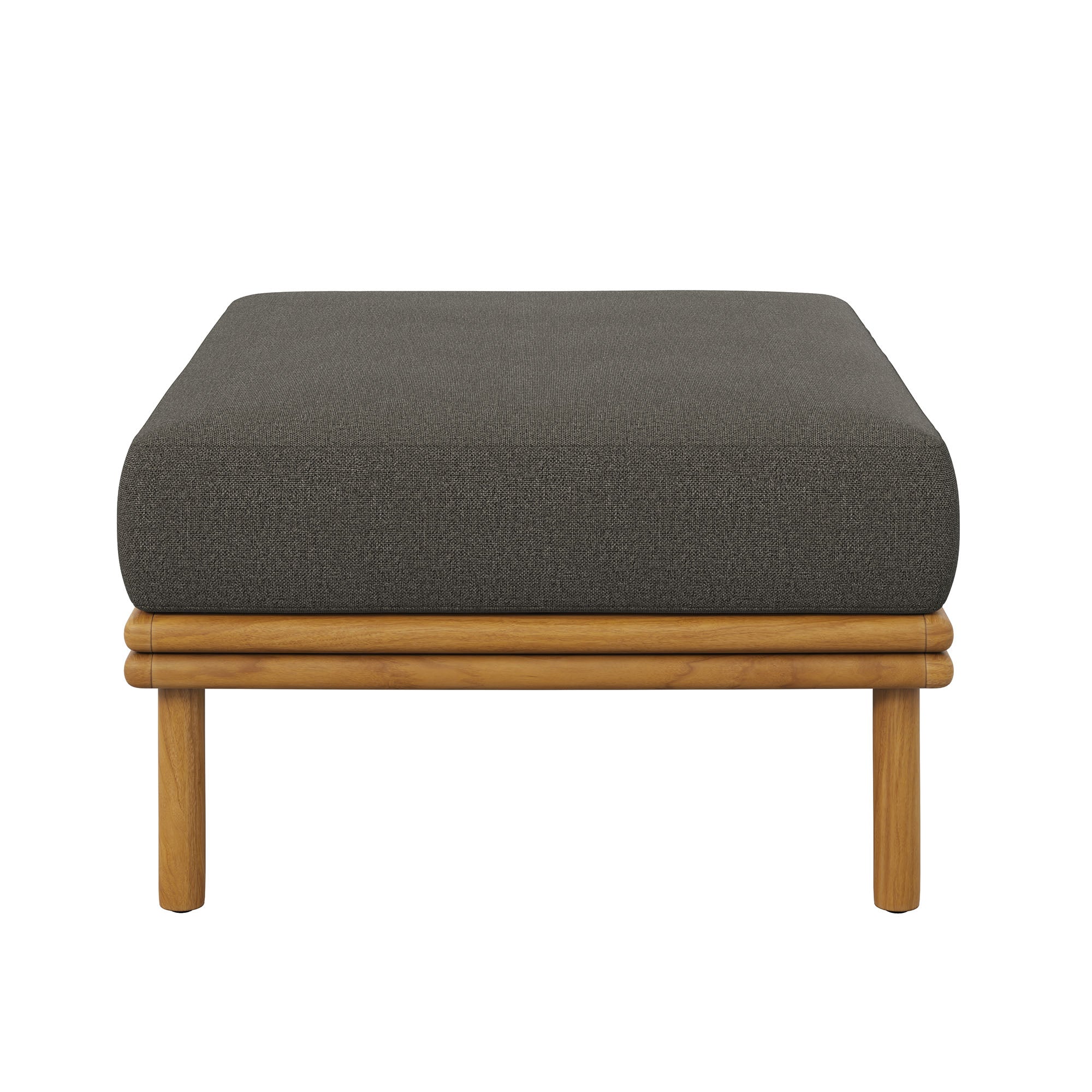 Wren Outdoor Patio Teak Wood Ottoman by Modway - Image 15