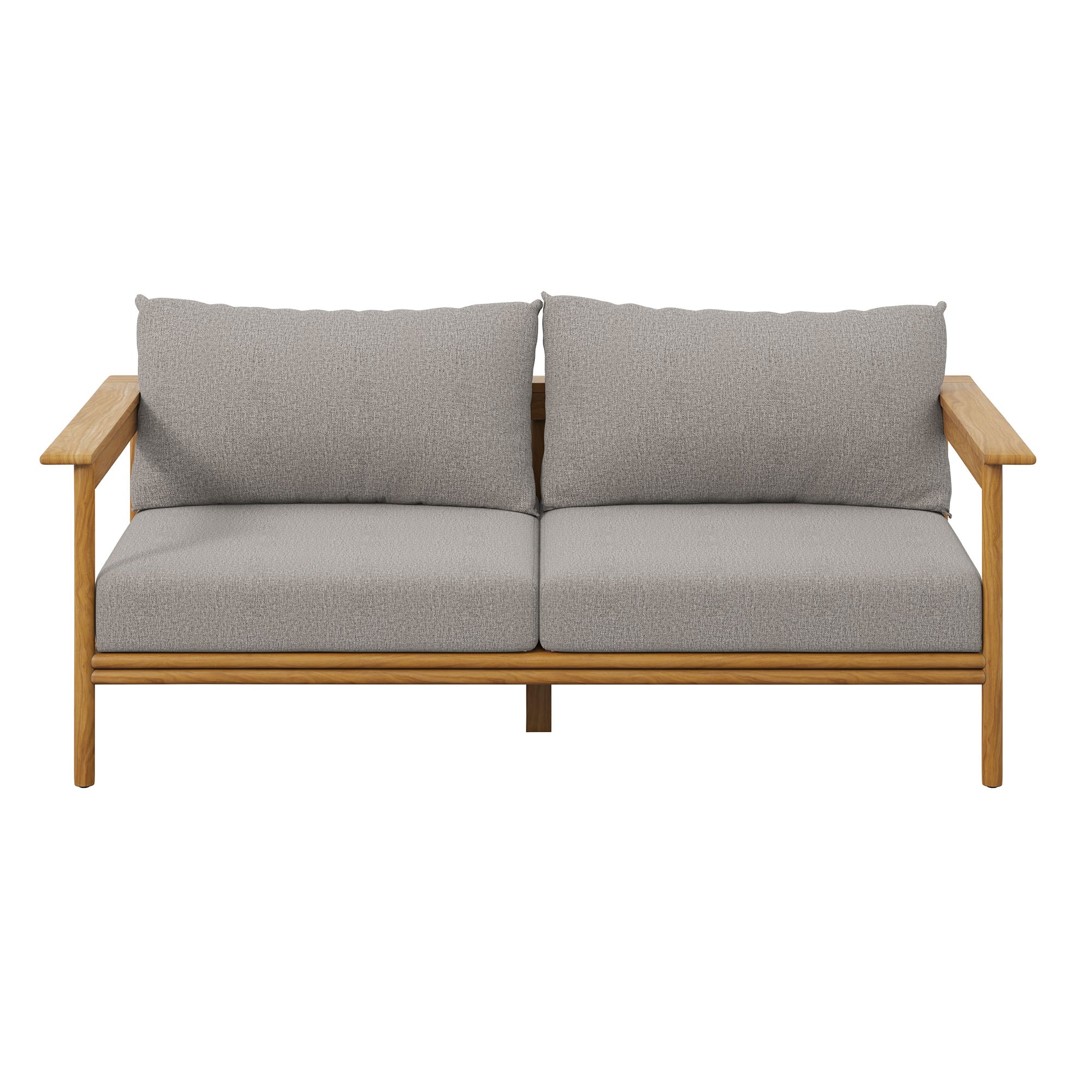 Wren Outdoor Patio Teak Wood Sofa by Modway - Image 10