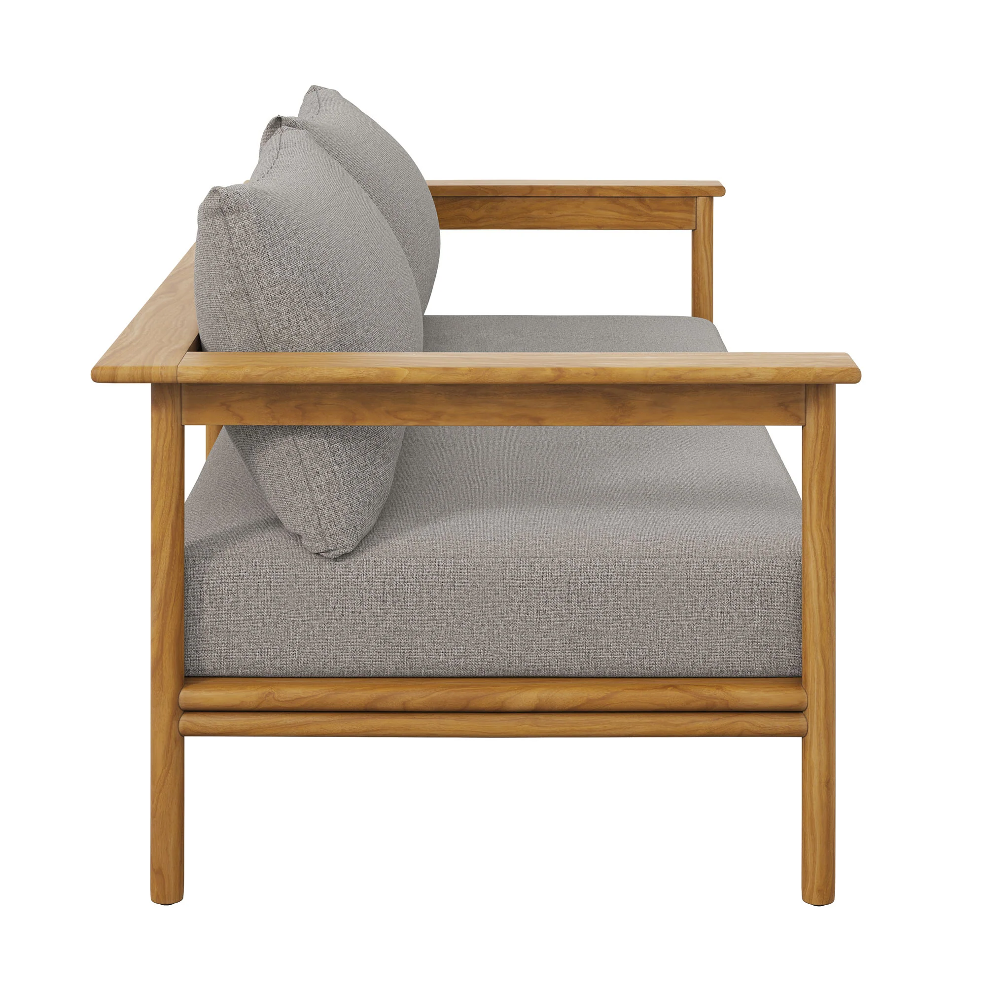 Wren Outdoor Patio Teak Wood Sofa by Modway - Image 14