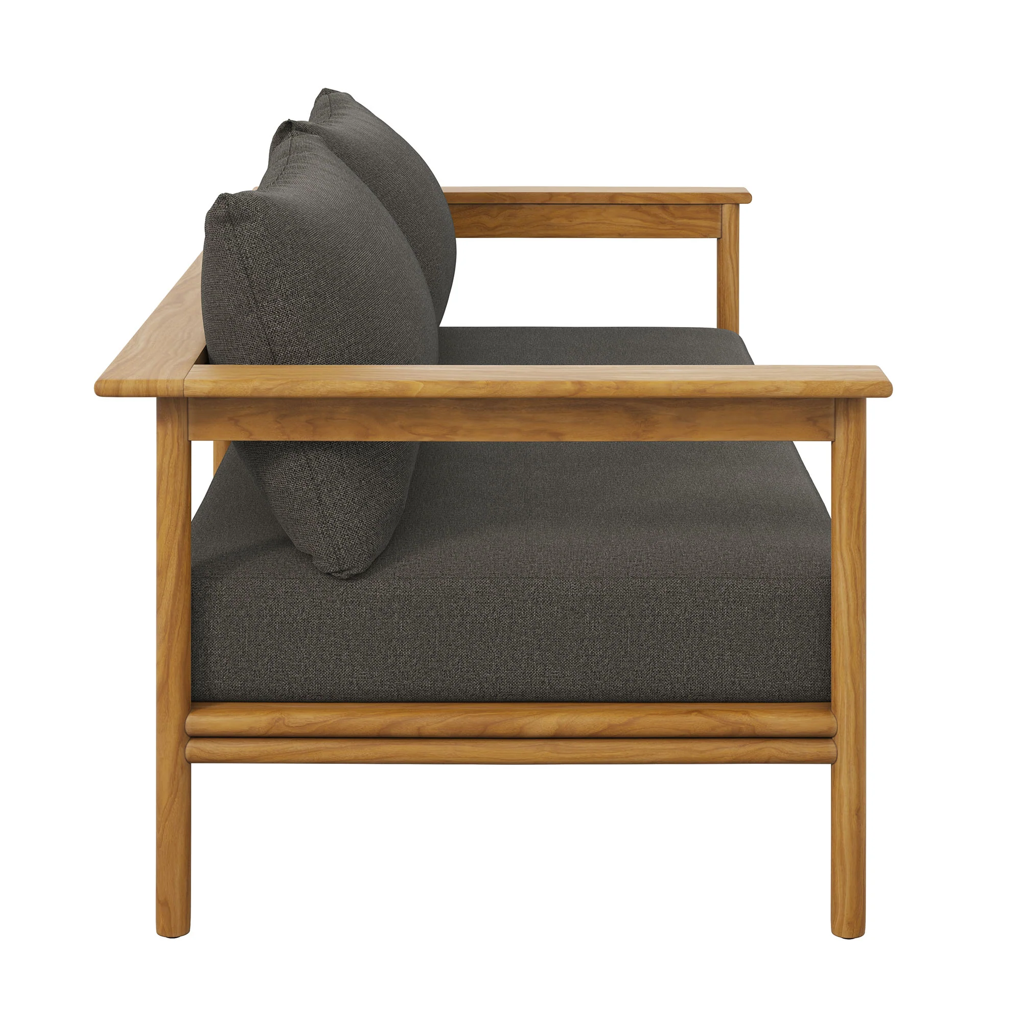 Wren Outdoor Patio Teak Wood Sofa by Modway - Image 4