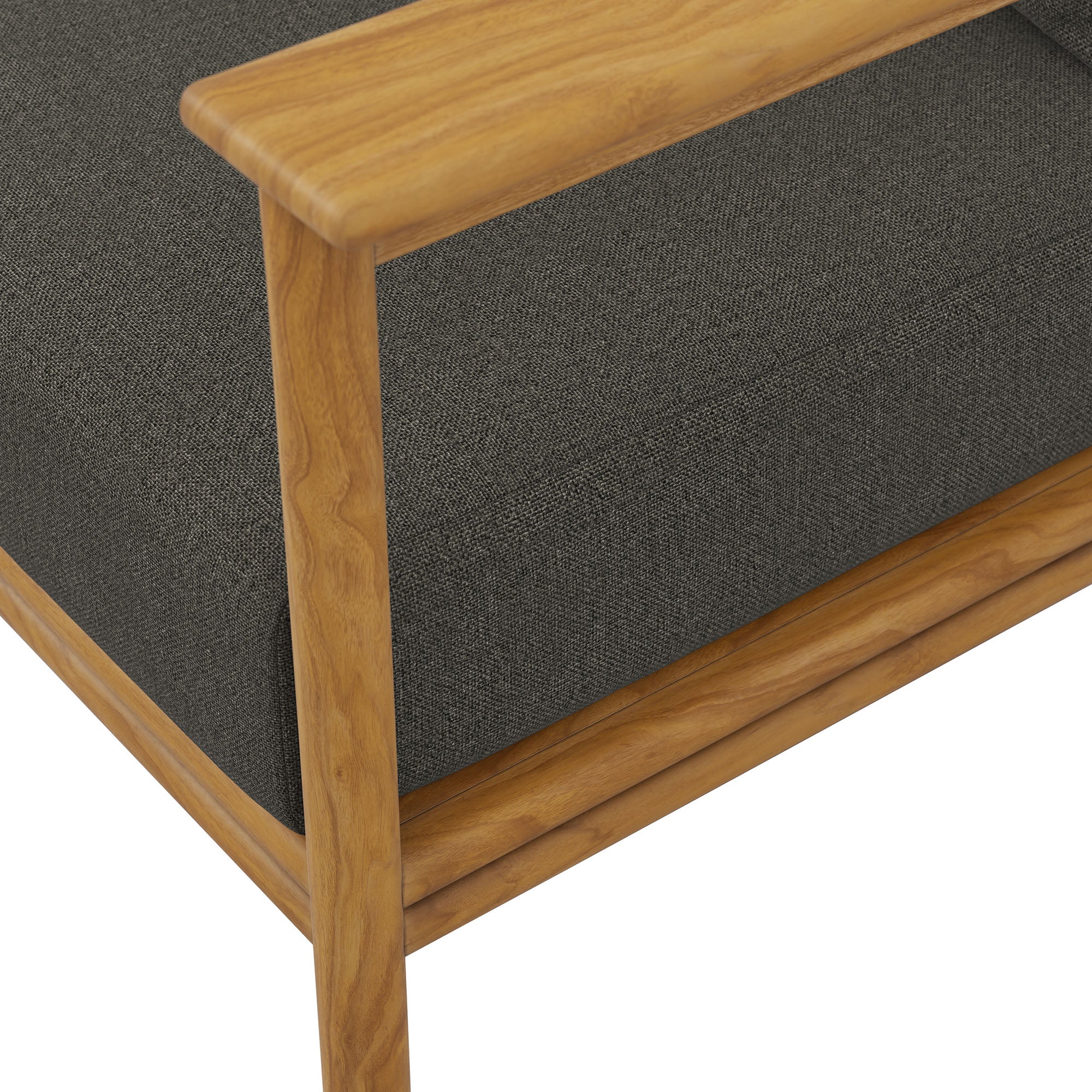 Wren Outdoor Patio Teak Wood Sofa by Modway - Image 7