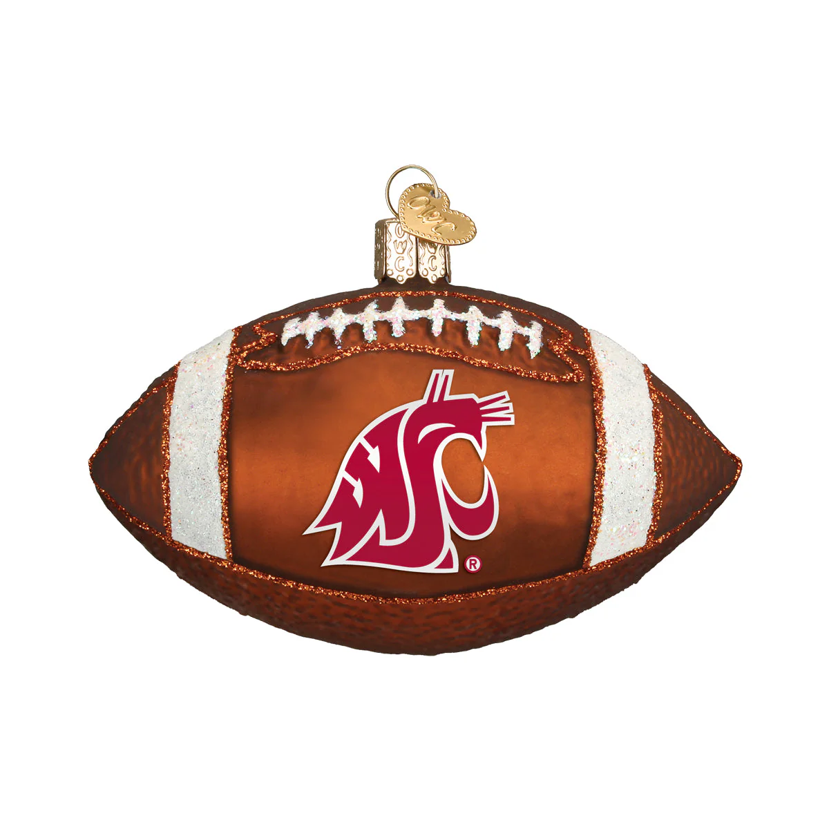 WSU Football Ornament - Image 3