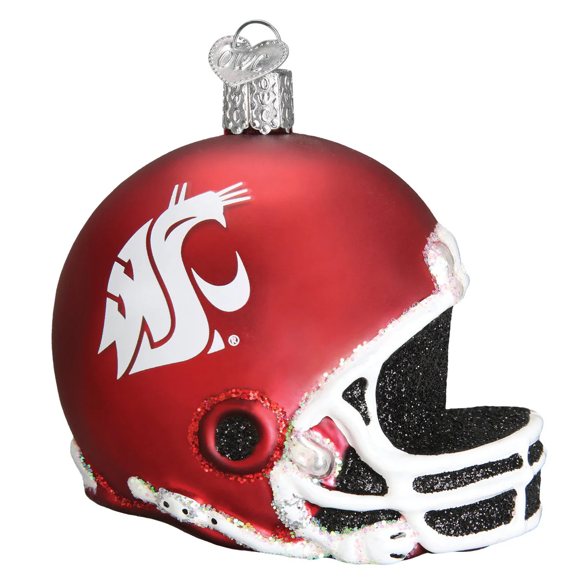 WSU Helmet Ornament Christmas Decoration - Image 3