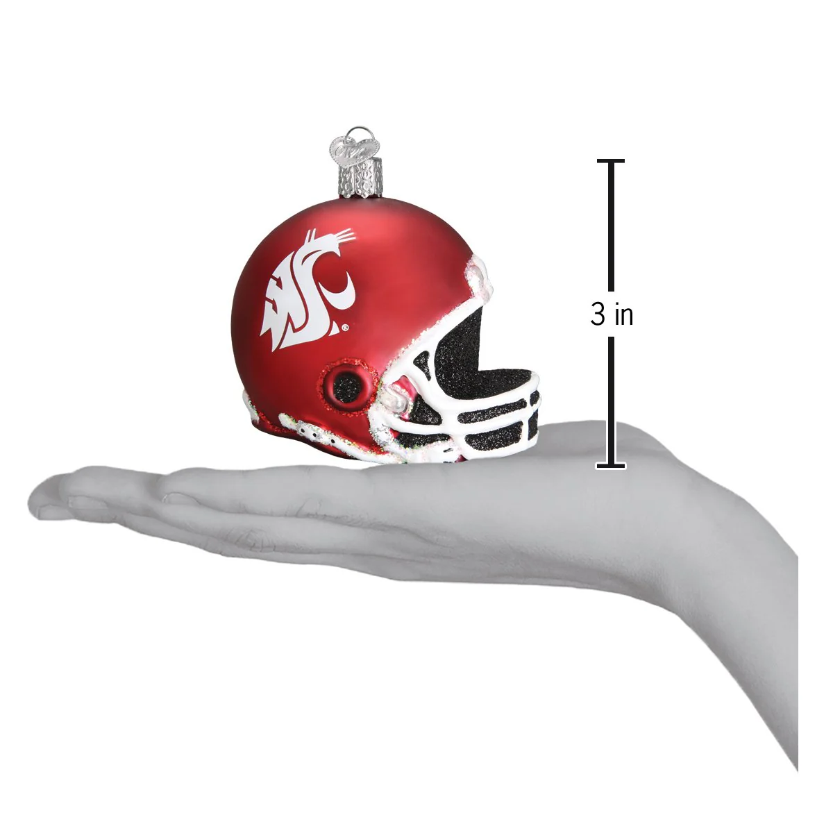 WSU Helmet Ornament Christmas Decoration - Image 4
