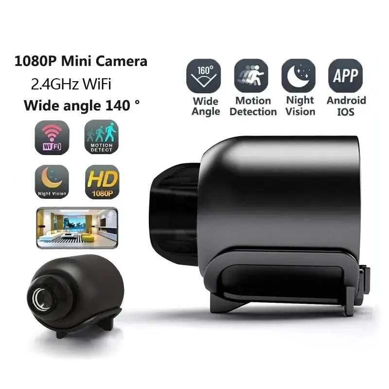 X5Mini 1080P Wireless Security Camera – Night Vision, Motion Detection, Portable - Image 3