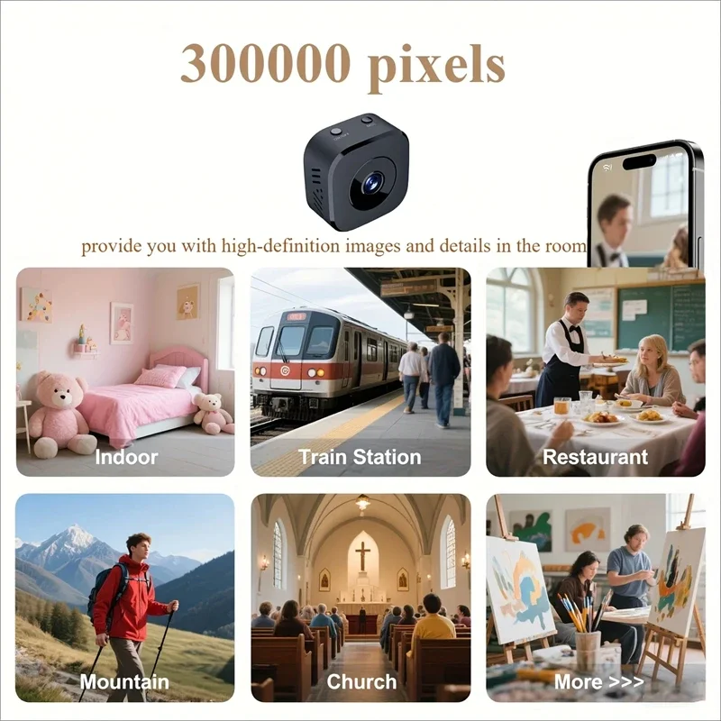 Xiaomi 8K Mini Wireless Security Camera WiFi Night Vision Motion Detection Audio - Image 6