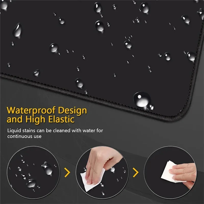 XXL Extended Gaming Mouse Pad Large Desk Mat Keyboard Pad Non-Slip Hexagon Design - Image 5
