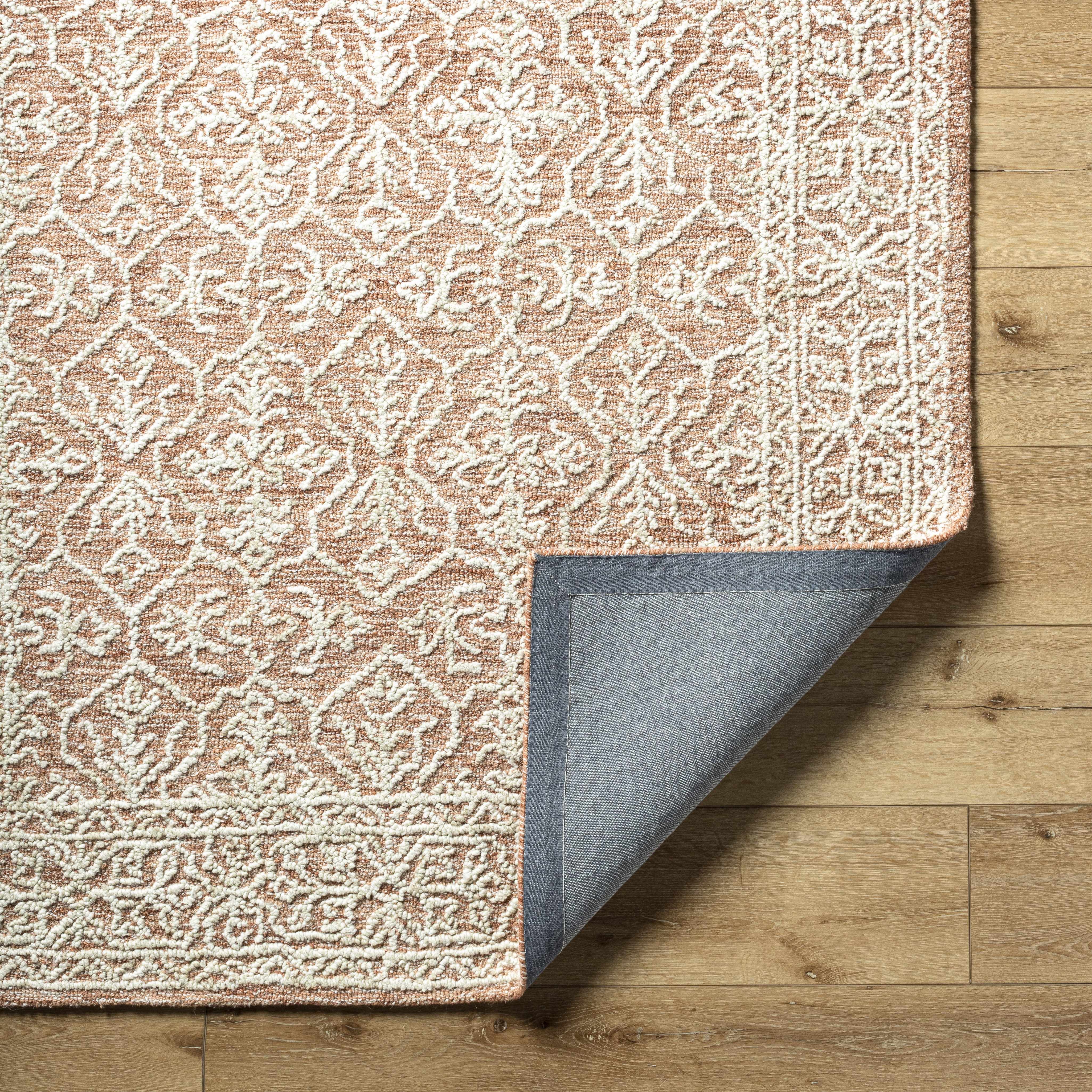Yadid Brown Wool Area Rug - Image 4