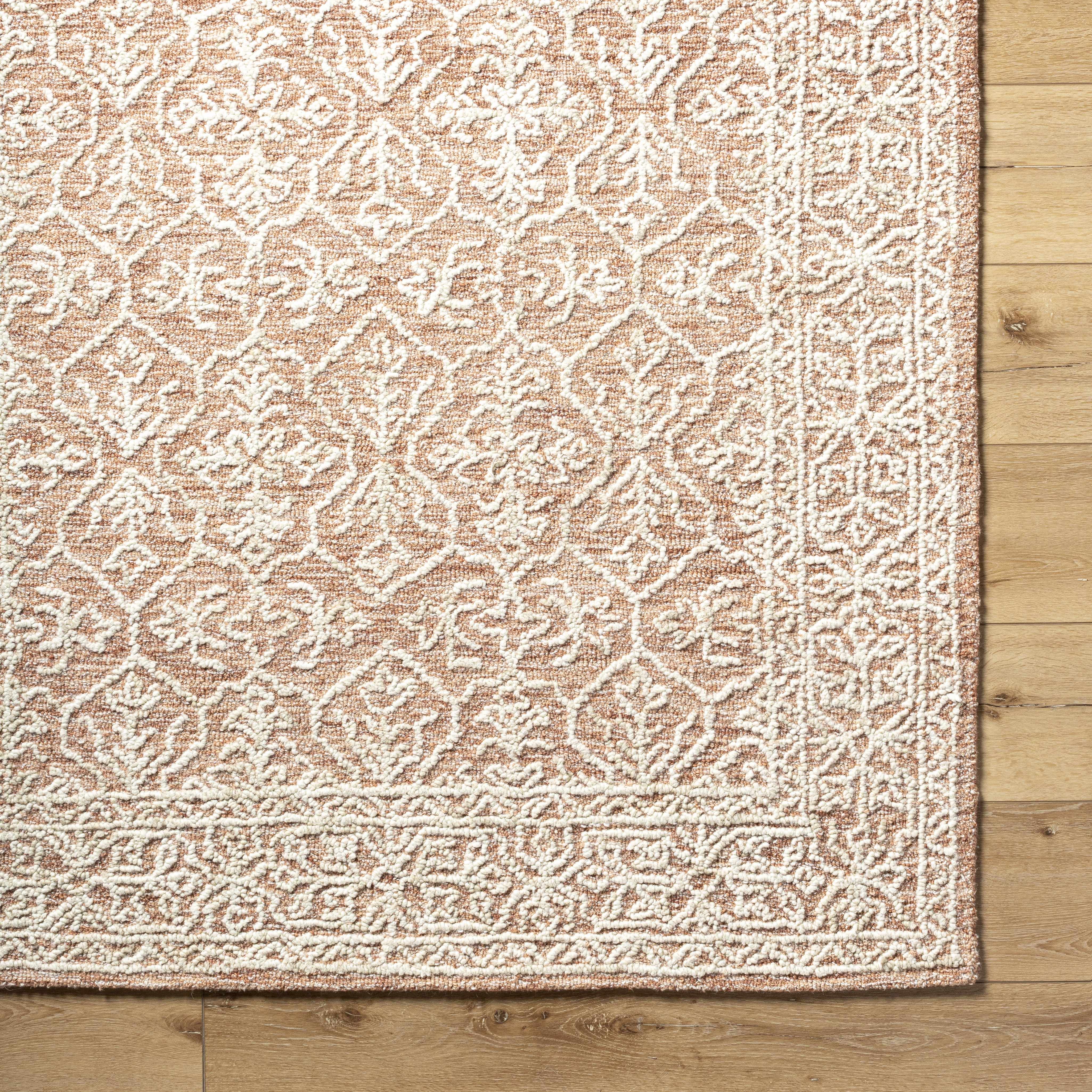 Yadid Brown Wool Area Rug - Image 5