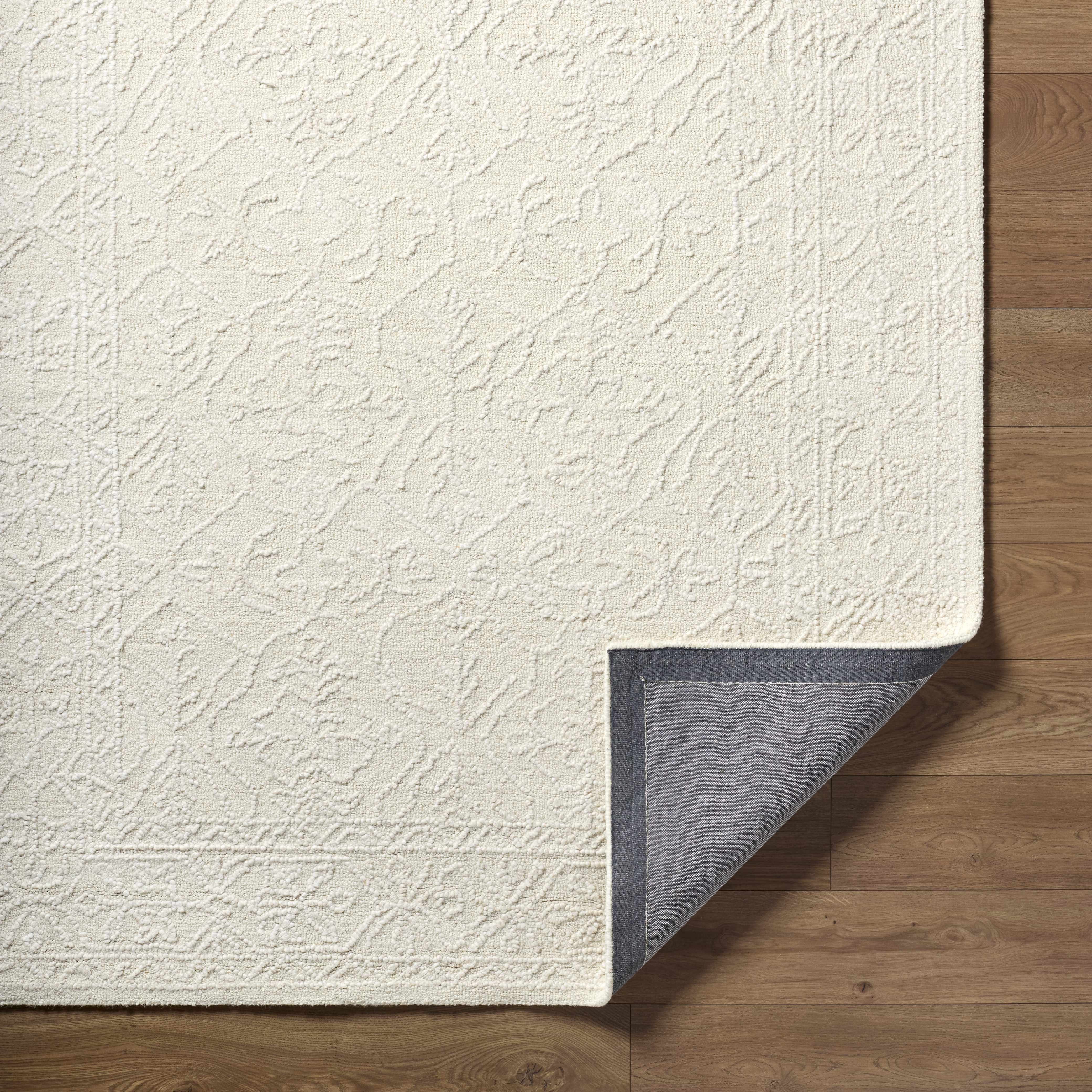 Yadid Cream Wool Area Rug - Image 5