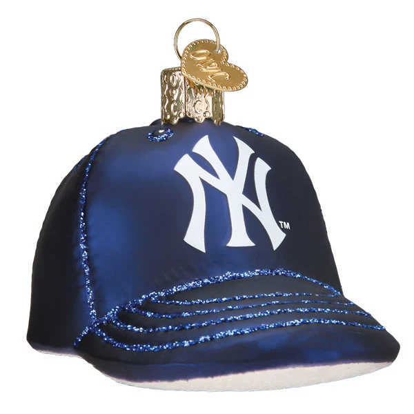 Yankees Baseball Cap Ornament - Image 3