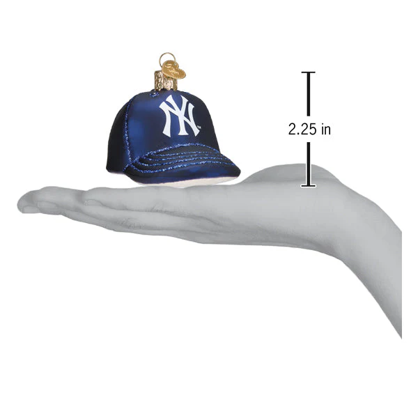 Yankees Baseball Cap Ornament - Image 4