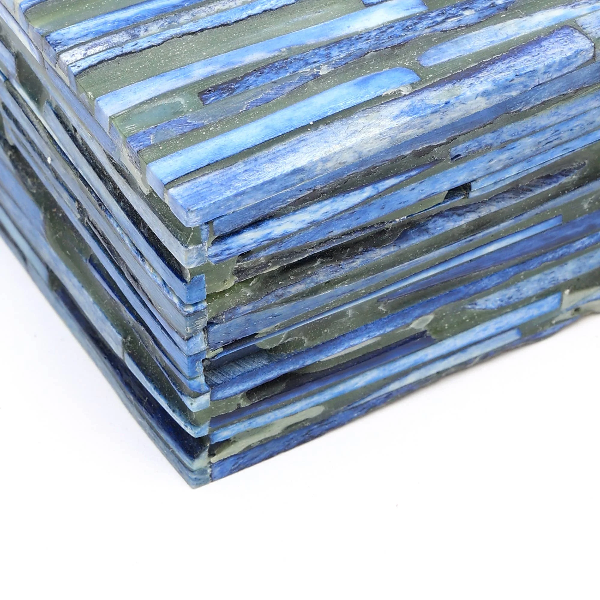 Yareli Handcrafted Sky-Blue Dyed Bone Inlay Decorative Box - Image 5