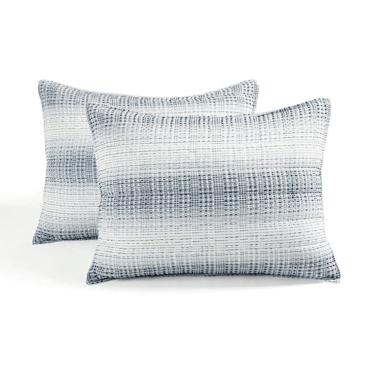 Yarn Dyed Textured Stripe Waffle Quilt 3 Piece Set - Image 12