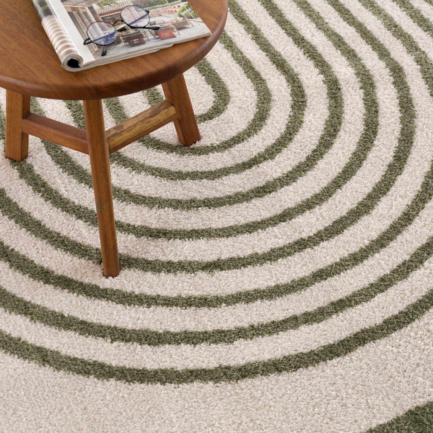 Yasuo Green Washable Area Rug - Image 10