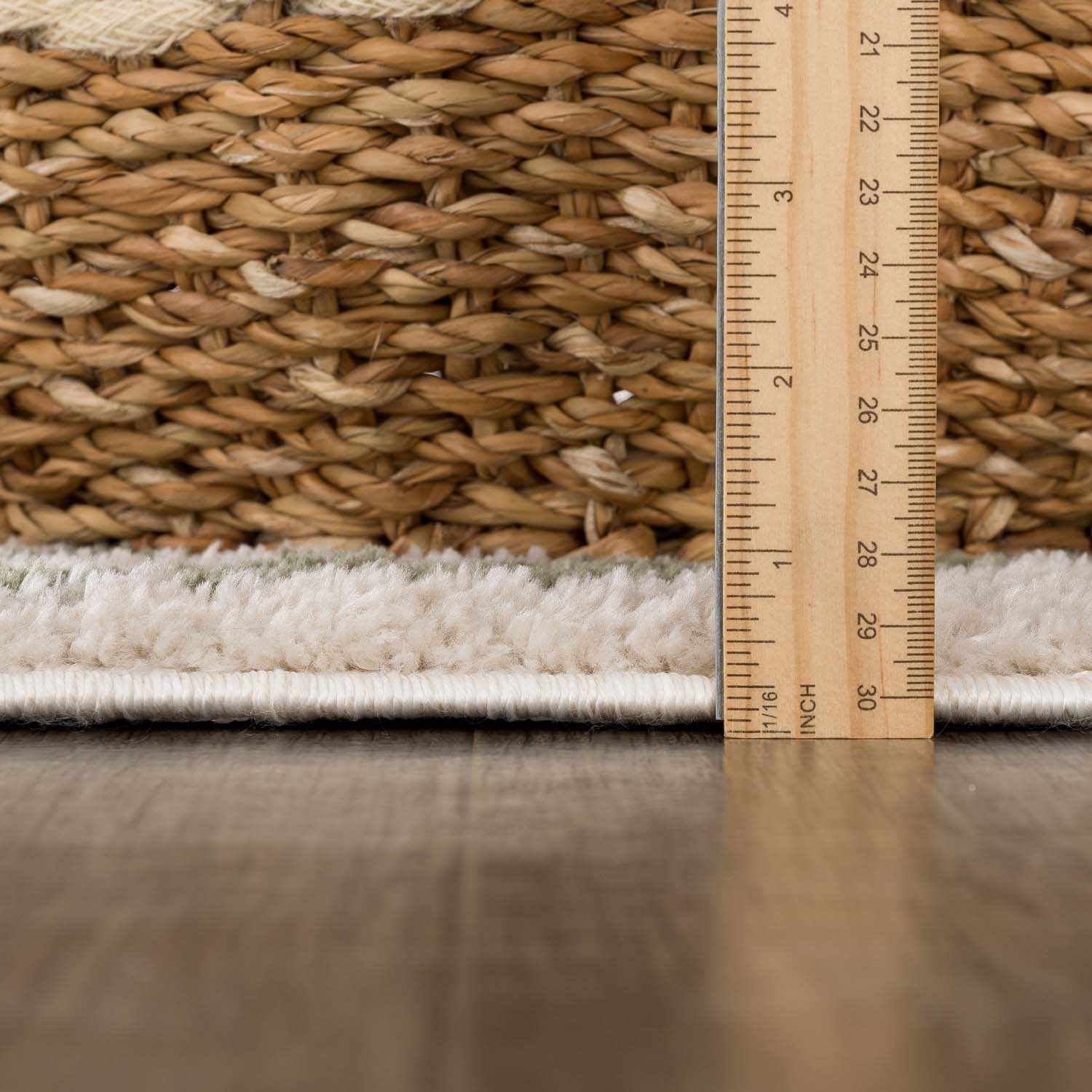 Yasuo Green Washable Area Rug - Image 9
