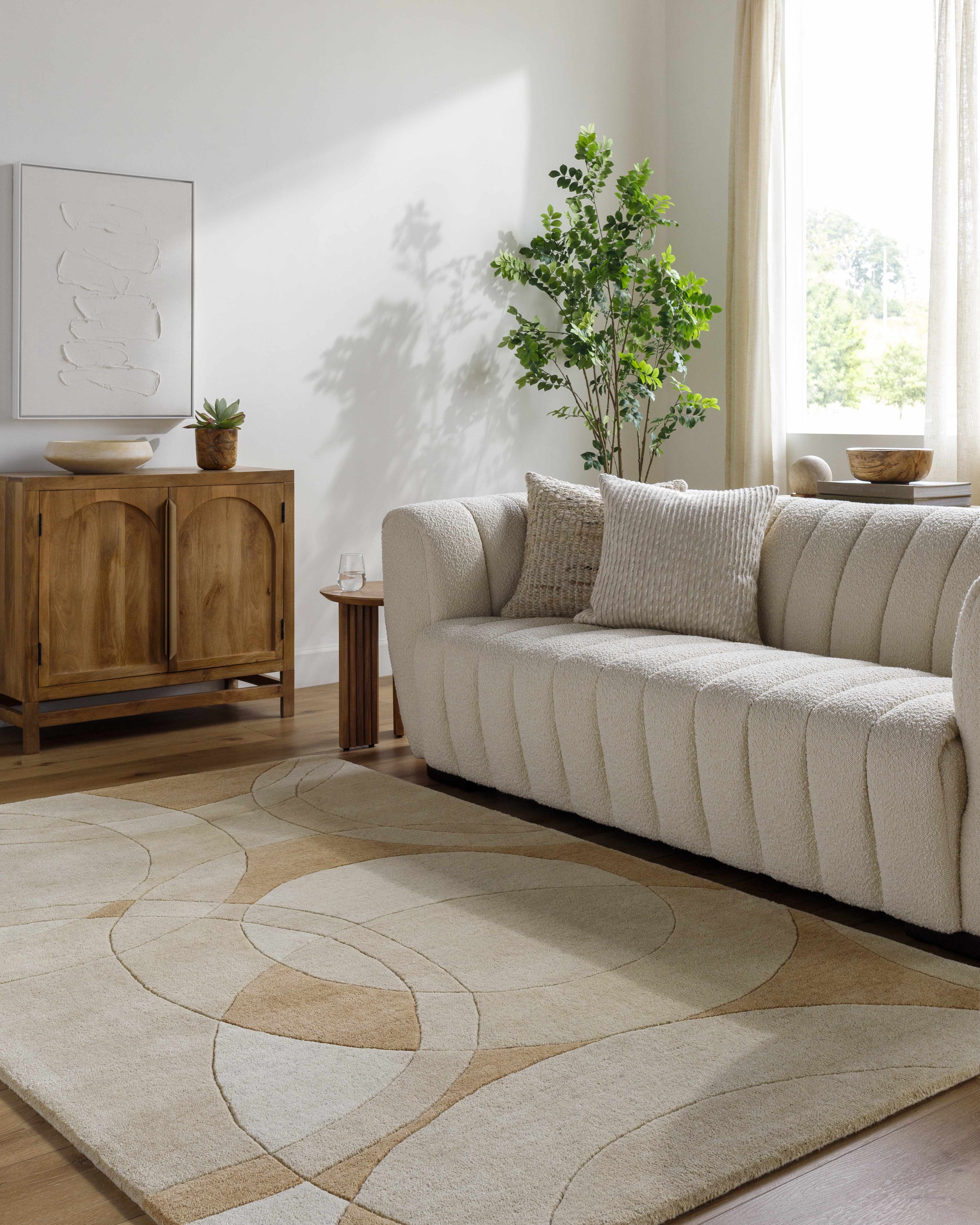 Yaxha Modern Wool Rug - Image 2