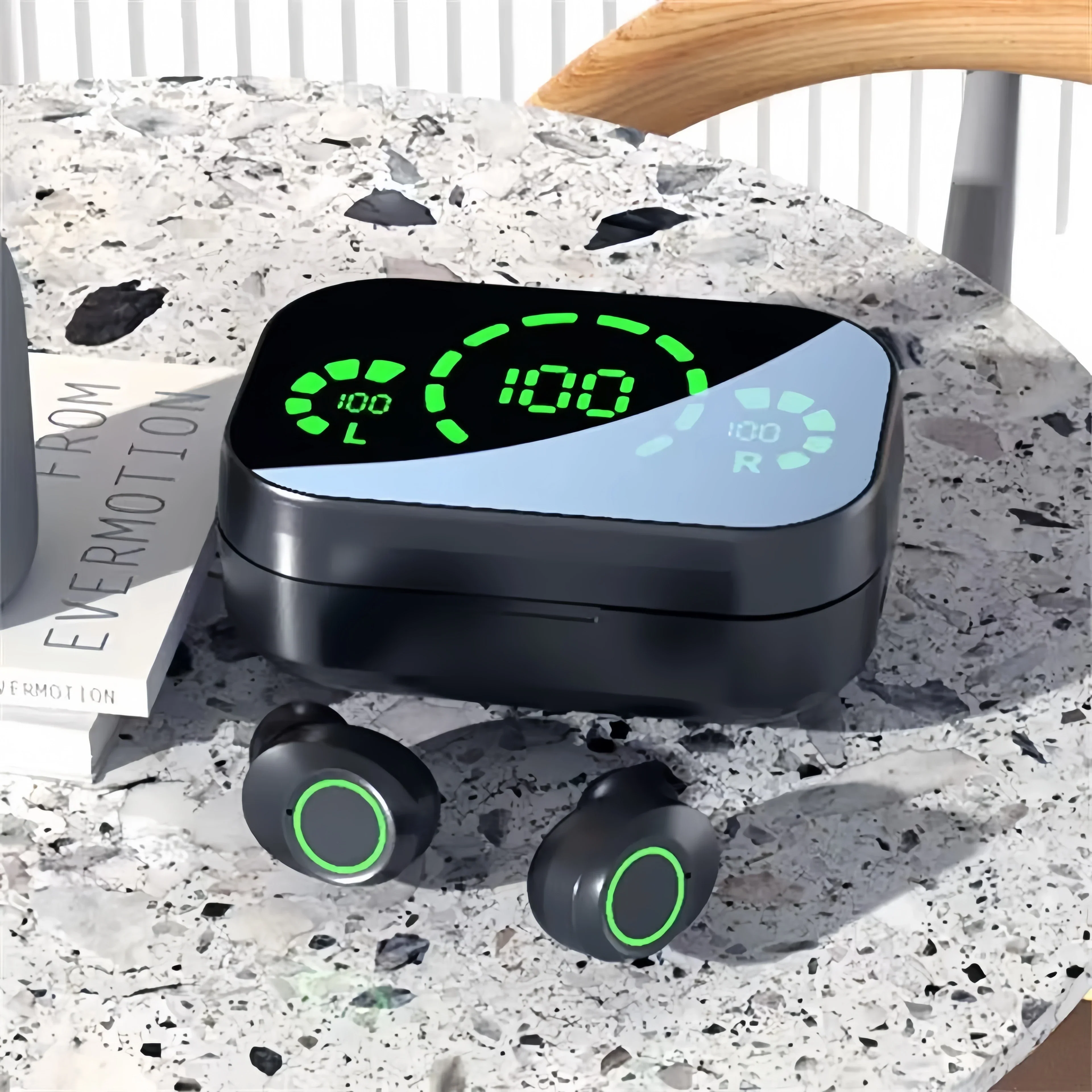 YD03 TWS Bluetooth 5.3 Wireless Earbuds Touch Control LED Charging Case Stereo - Image 3
