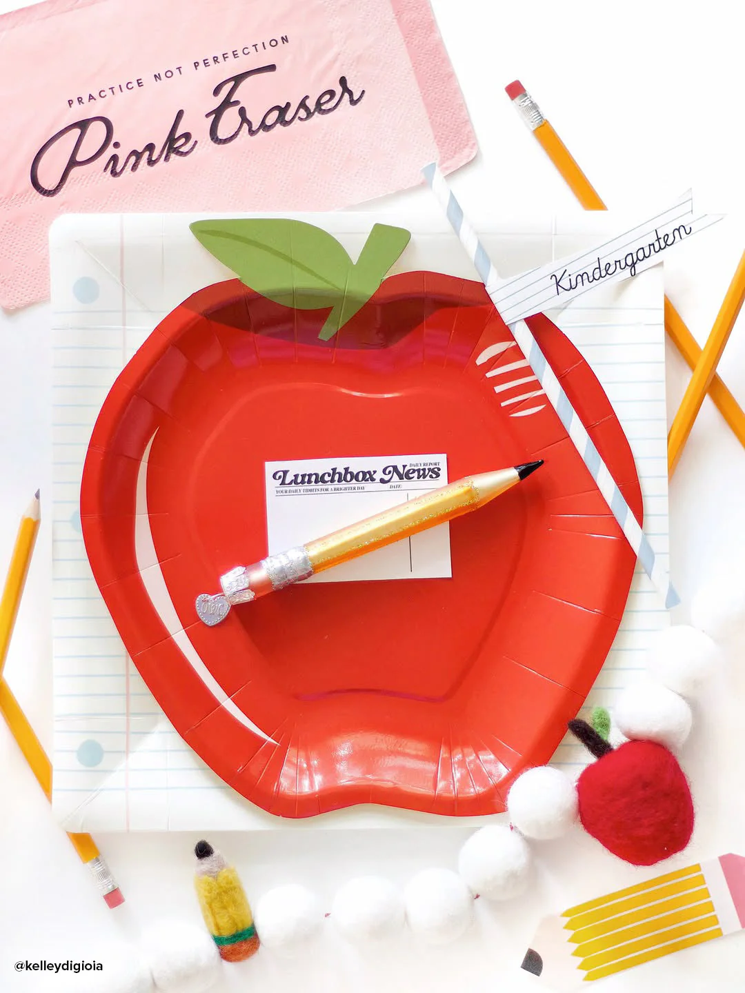 Yellow Pencil Ornament - Image 3