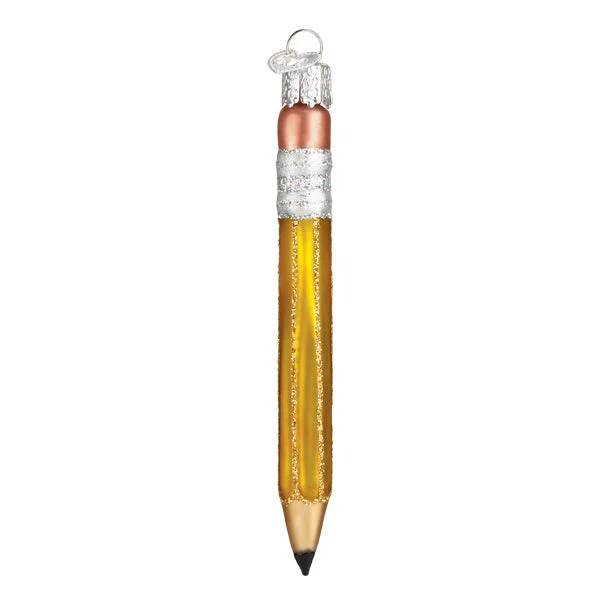 Yellow Pencil Ornament - Image 4
