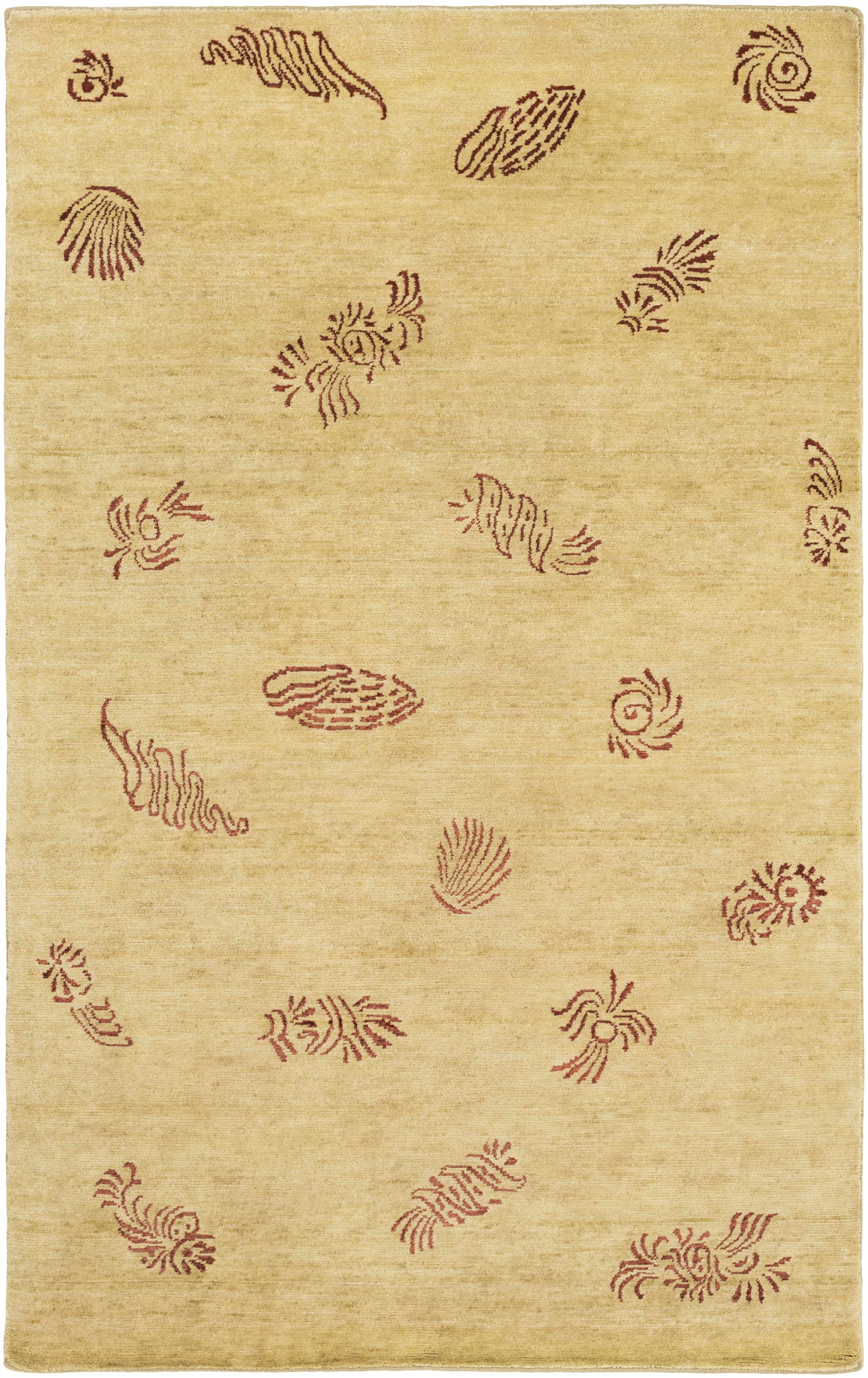 Yellow Premium Thick Wool Rug - Clearance - Image 3