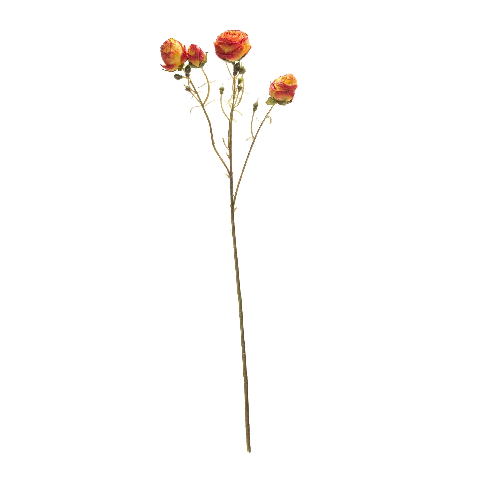 Yellow Rose Bud Spray (Set of 6) - Image 2
