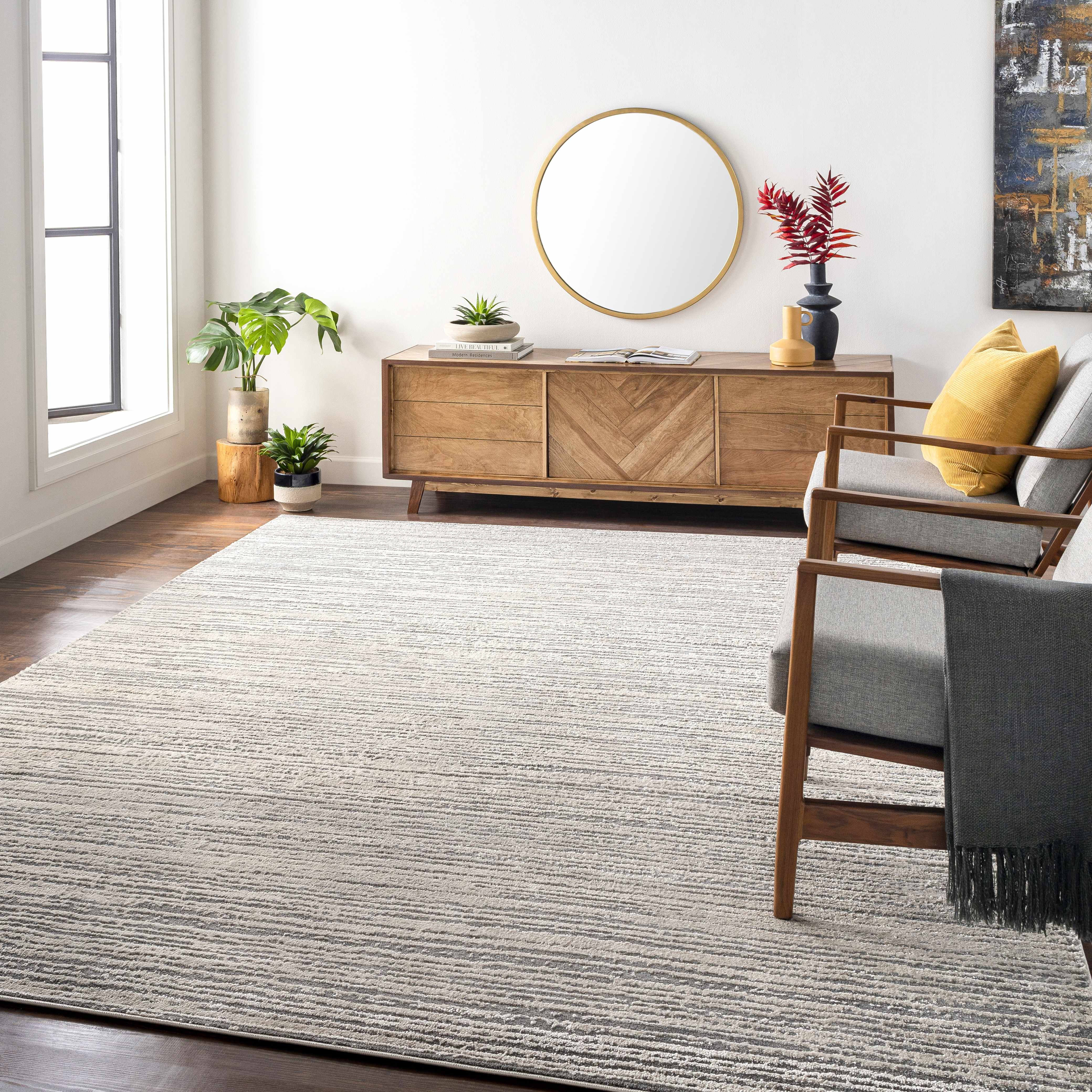 Yemassee Tibetan Striped Area Rug - Image 2