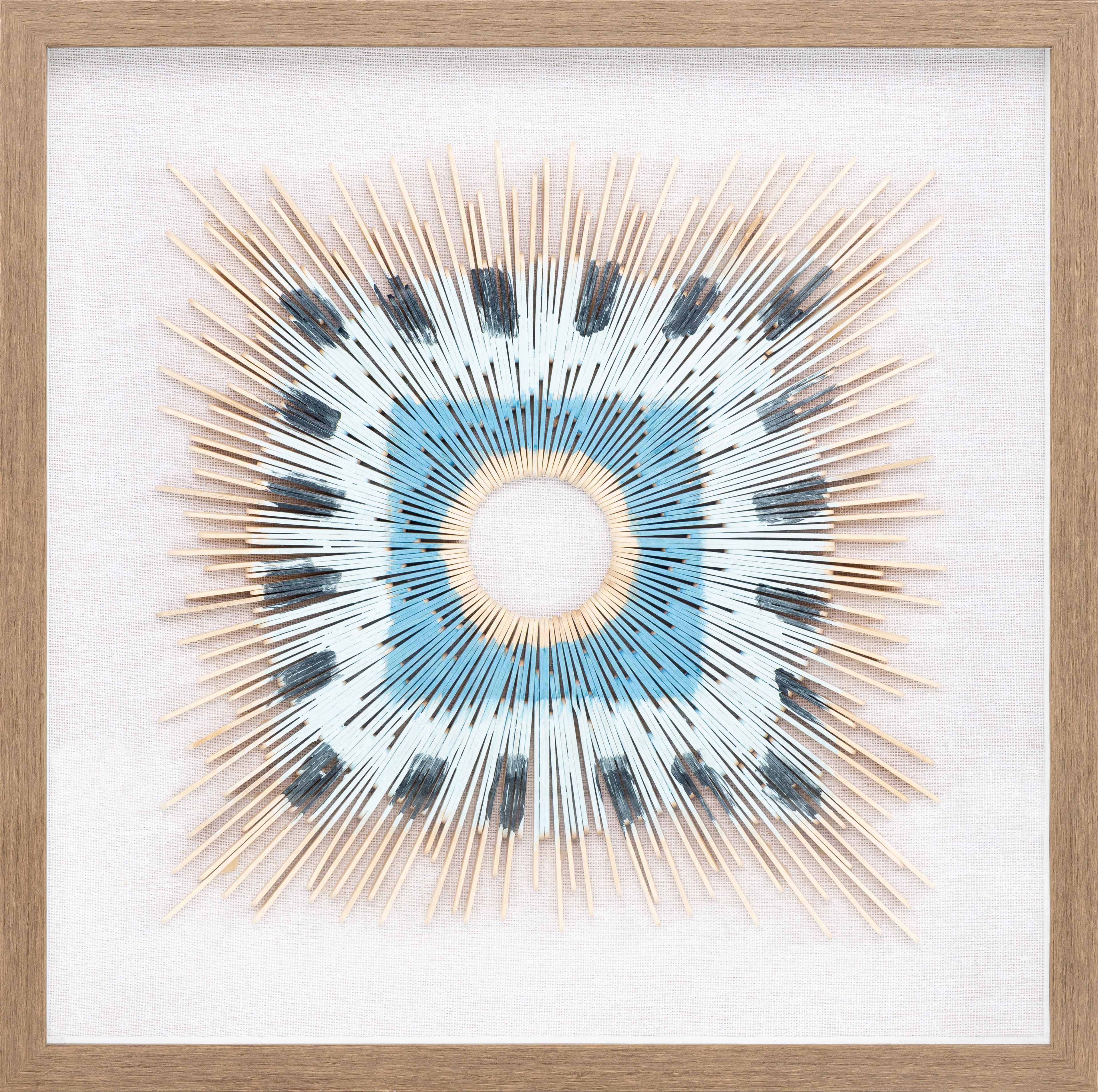 Yenice Natural Wood Geometric Wall Art Set Of Two - Image 6