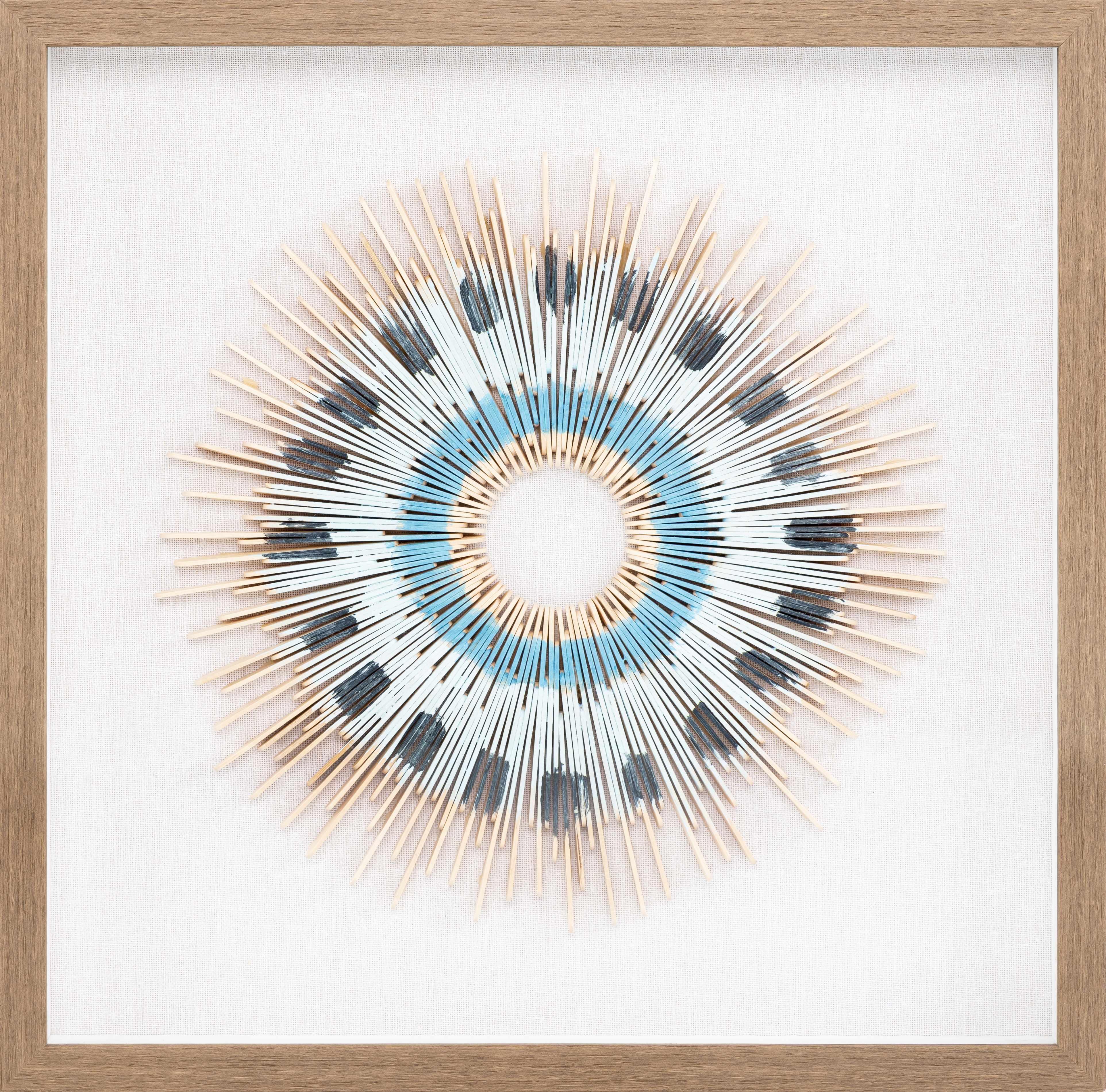 Yenice Natural Wood Geometric Wall Art Set Of Two - Image 7