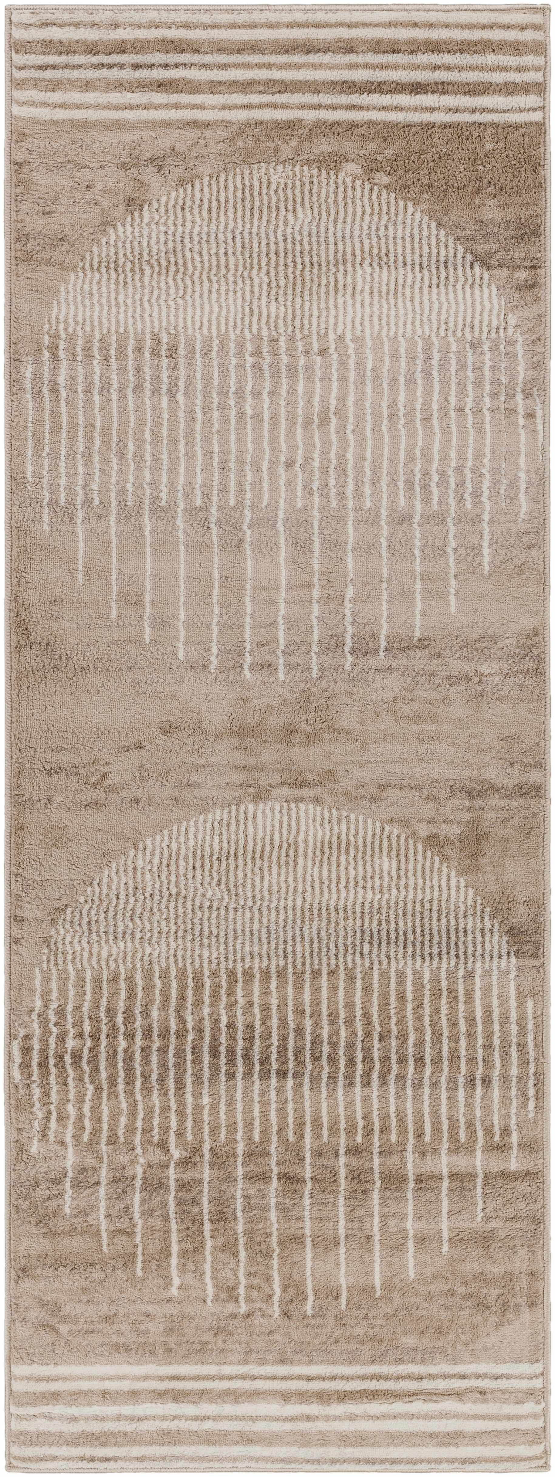 Yoad Geometric Mocha Area Rug - Image 8