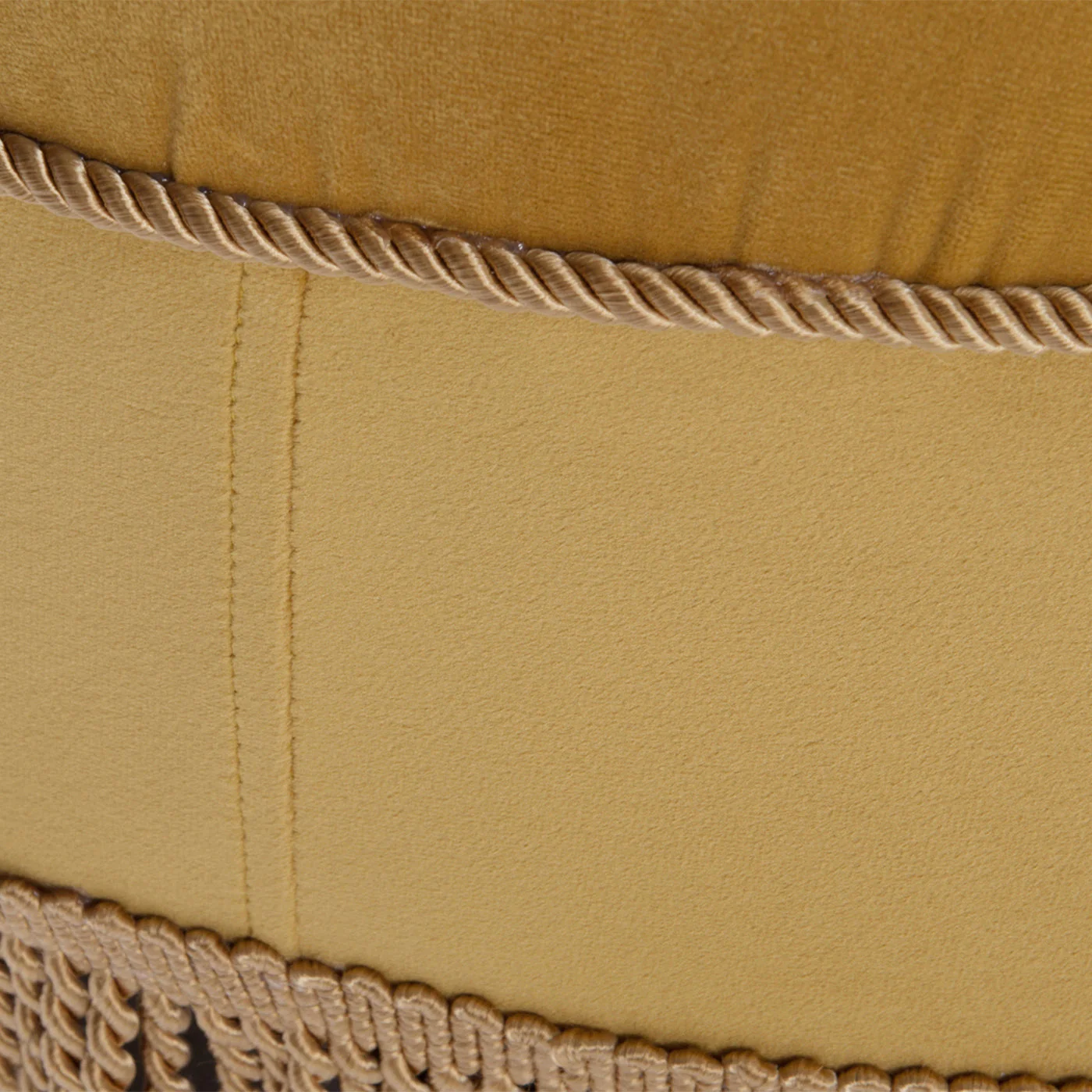 Yolanda 24" Round Upholstered Accent Ottoman - Image 3
