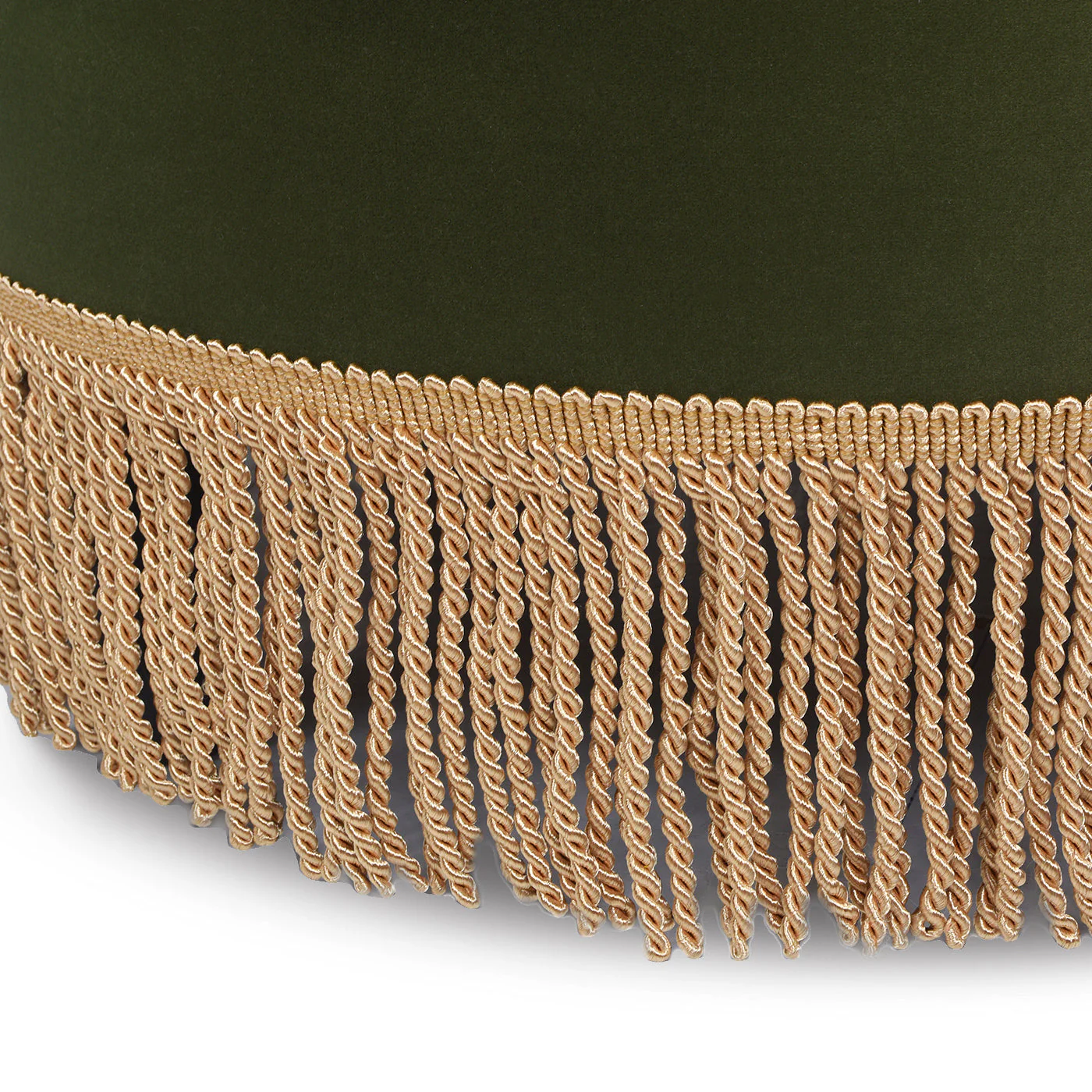 Yolanda 24" Round Upholstered Accent Ottoman - Image 3