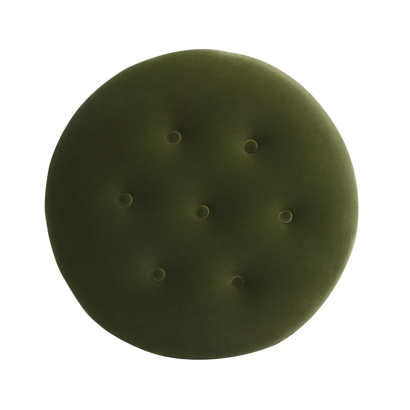Yolanda 24" Round Upholstered Accent Ottoman - Image 6