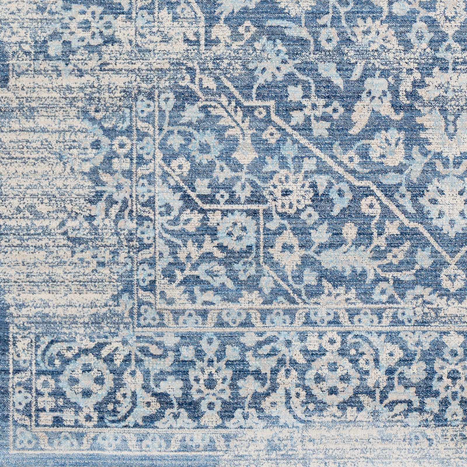 Yorkana Distressed Blue Rug - Clearance - Image 6