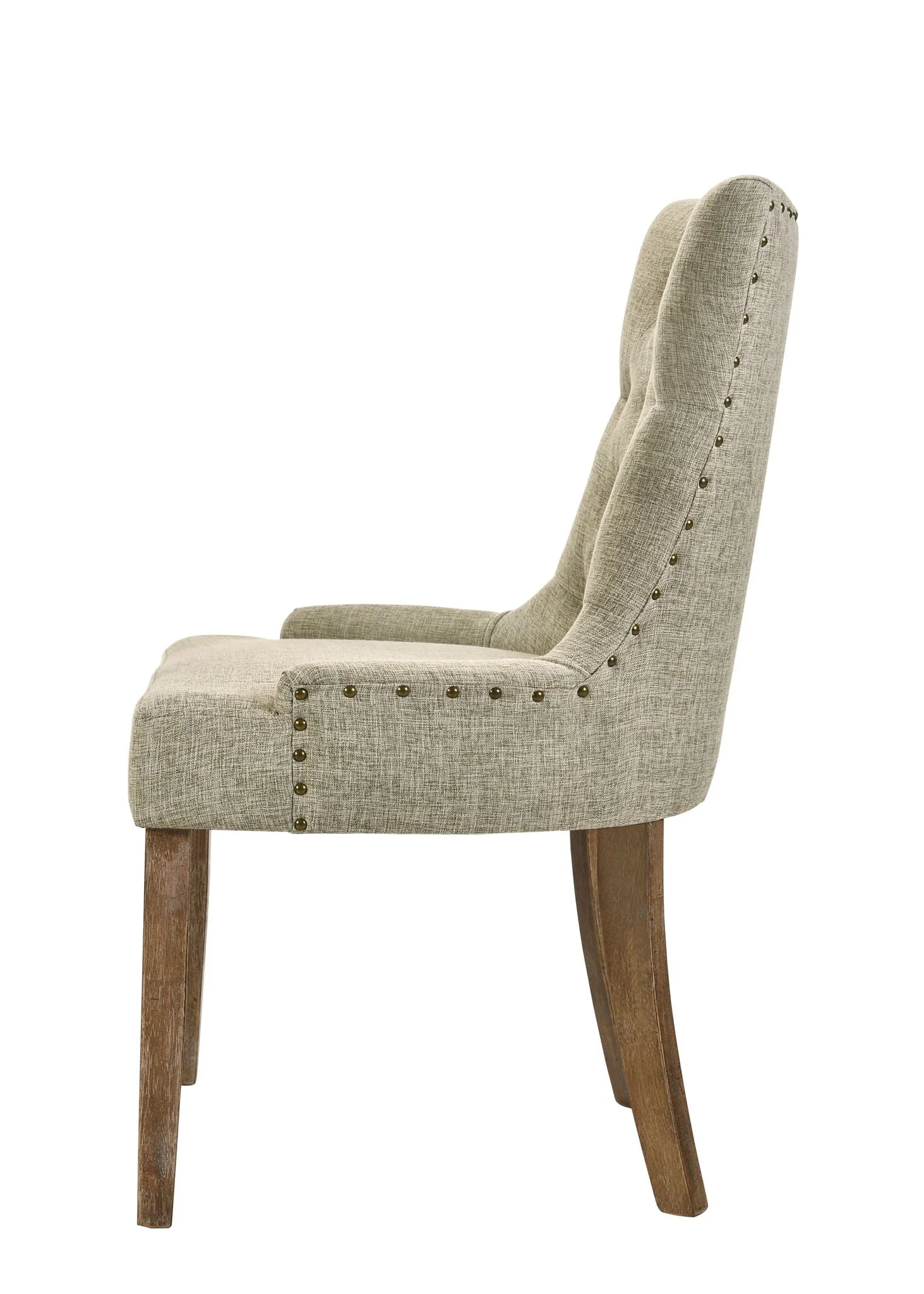 Yotam - Side Chair (Set of 2) - Beige / Oak - Image 3