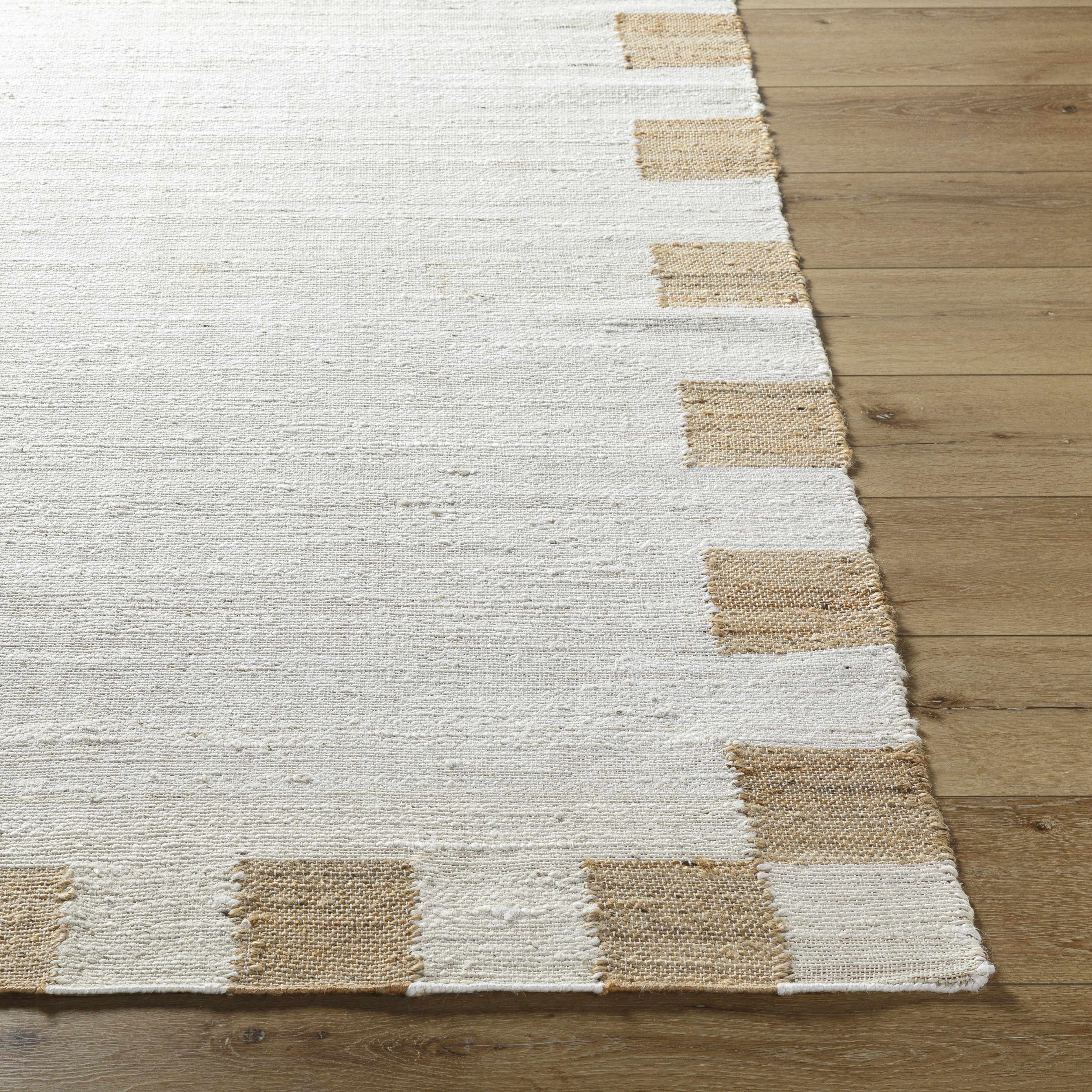 Yuval Dotted Bordered Jute Carpet - Image 4